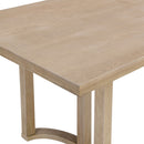 Modern Dining Table Solid Wood