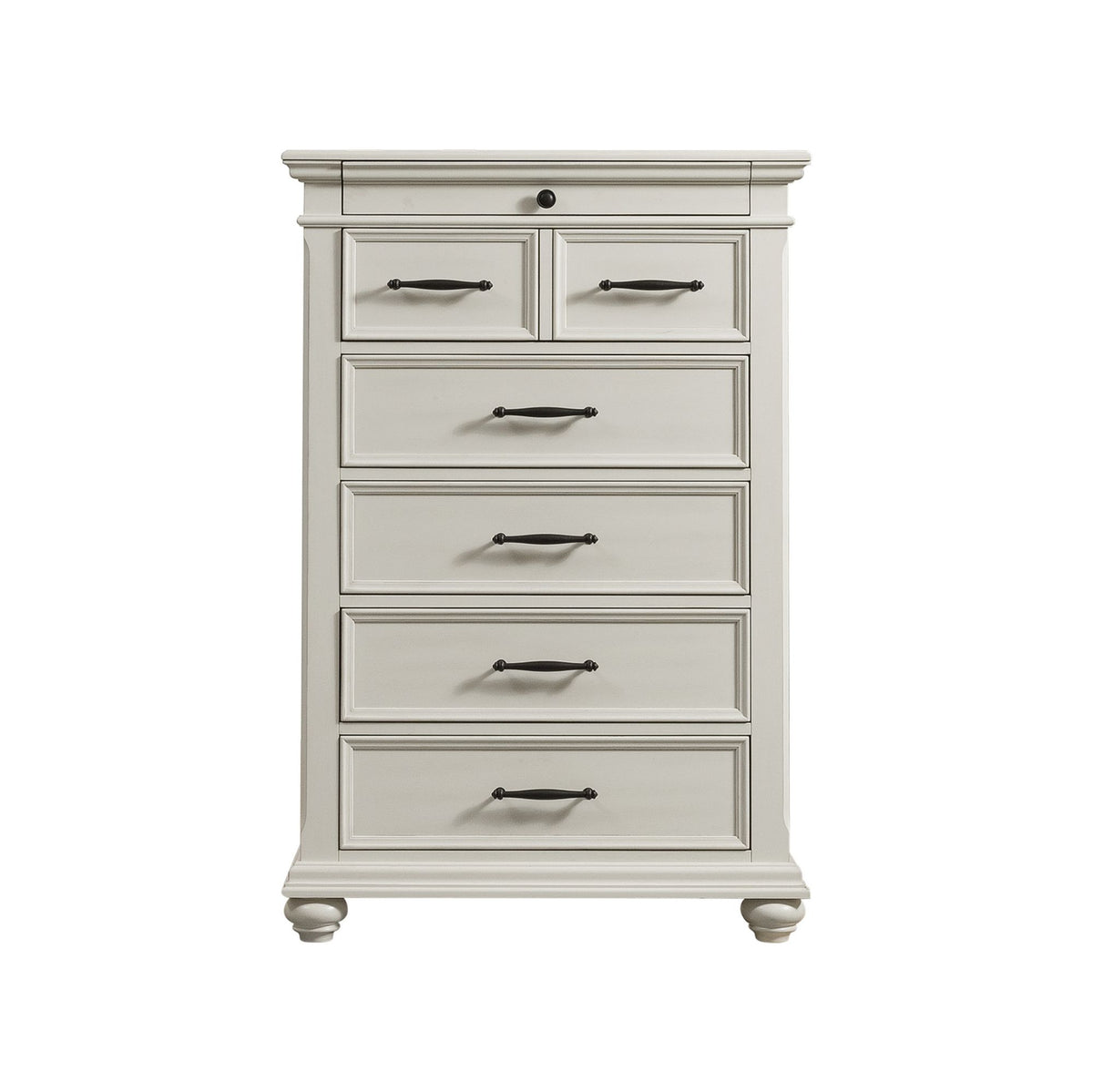 Slater 6-Drawer Chest in Black by Elements International, view 10