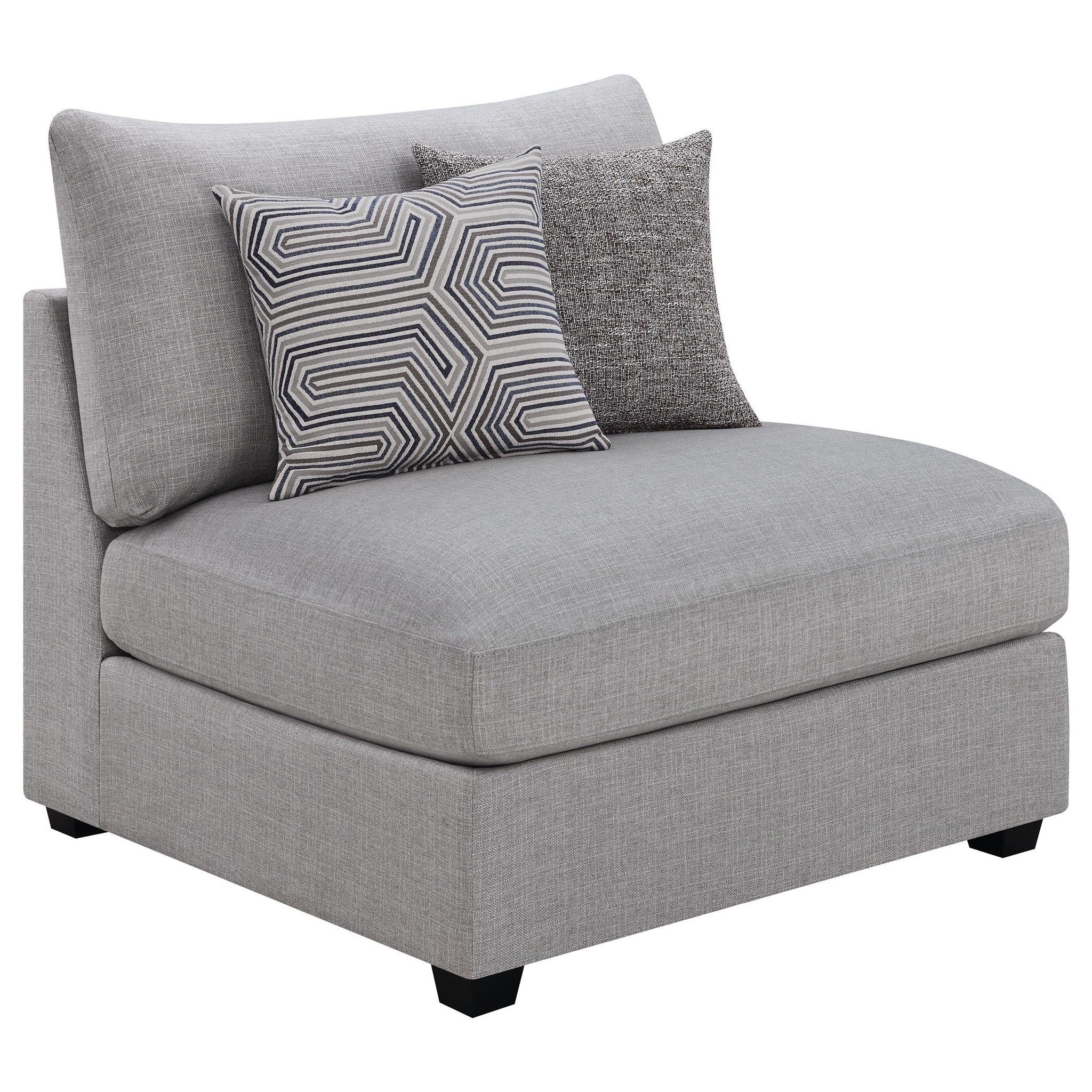 Cambria 5-piece Upholstered Modular Sectional Sofa Grey