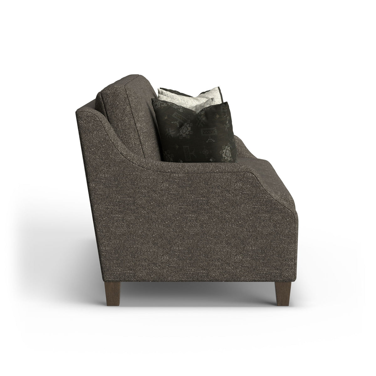 Gianna - Fabric Bench Sofa With Nailhead Trim