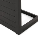 Aluminum Outdoor C - Shaped Side Table For Patio