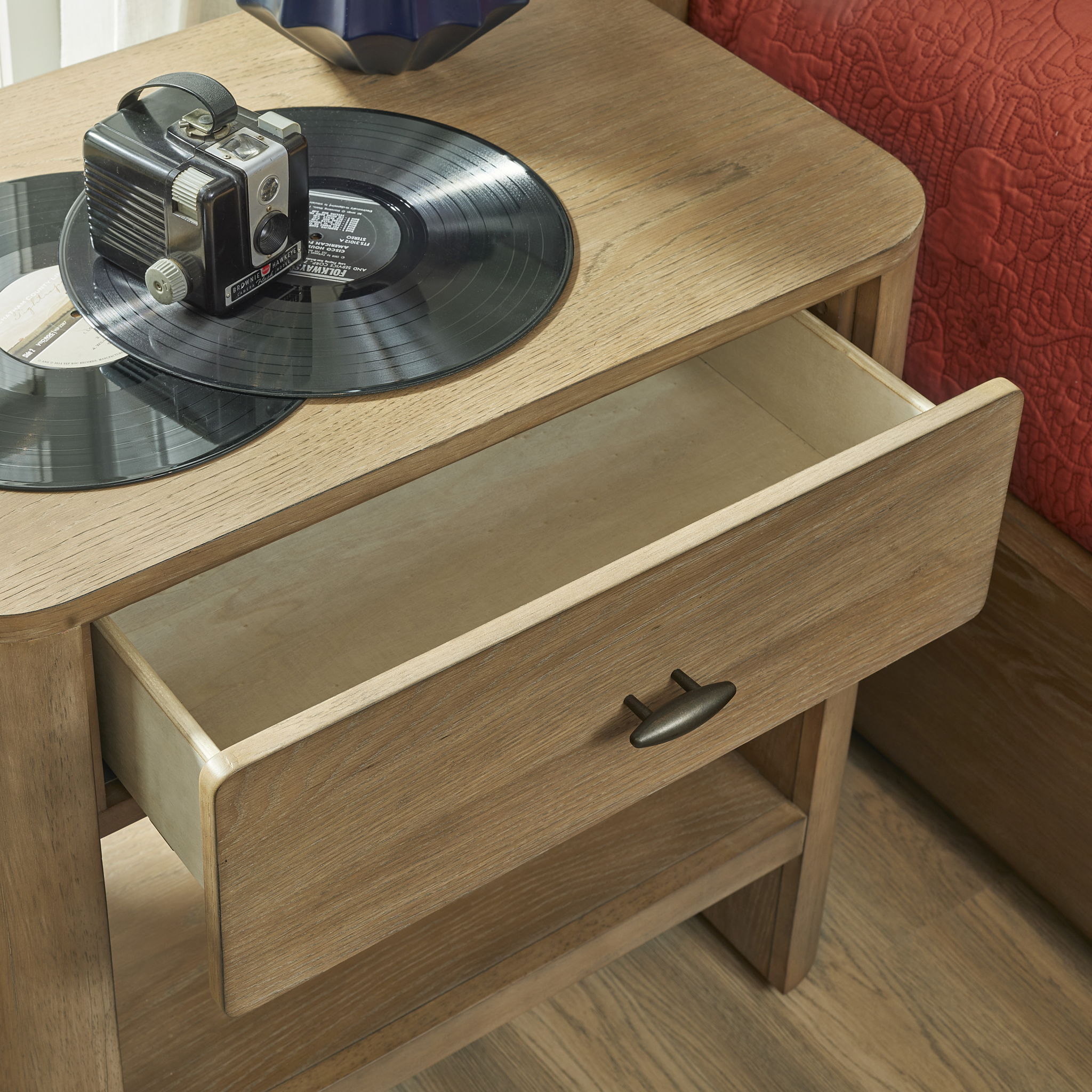 Normandy - Open Nightstand - Light Brown