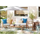 Outdoor Furniture With Coffee Table, Patio Conversation Set Deep Seating With Soft Cushion