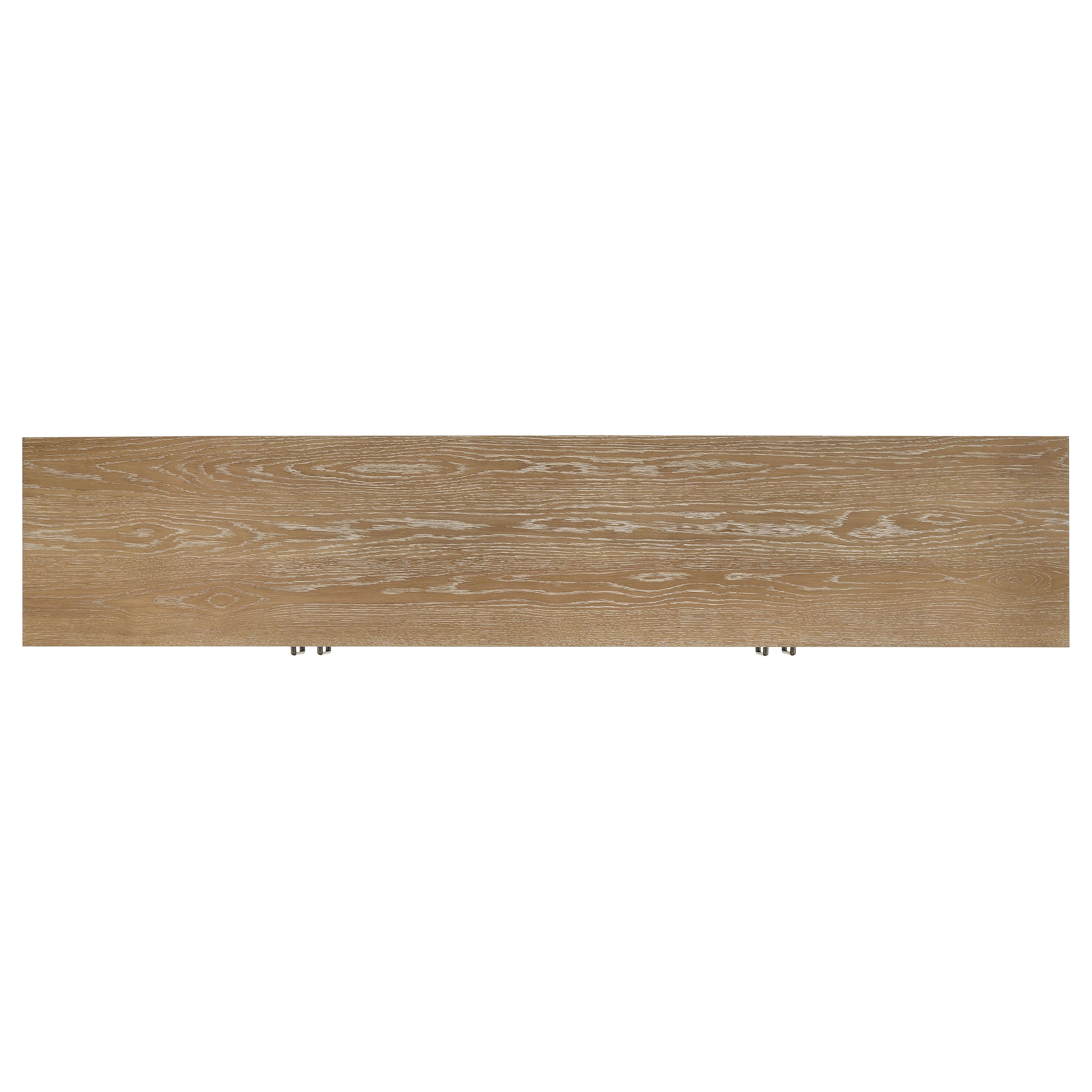 Brenham 79-inch 4-door TV Stand Media Console Washed Oak — view 9