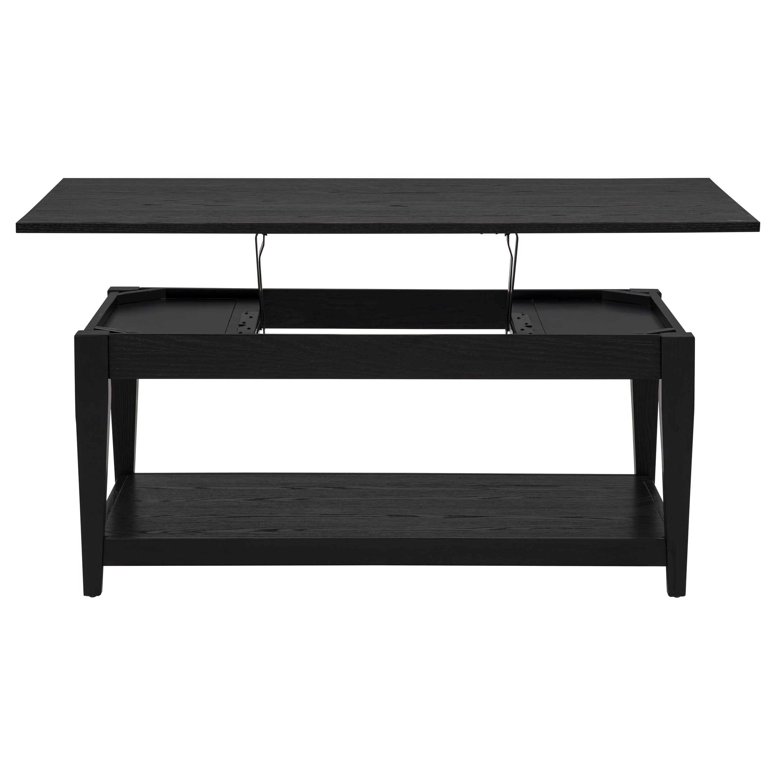 Lindenton Lift-Top Occasional Cocktail Coffee Table Black — view 9