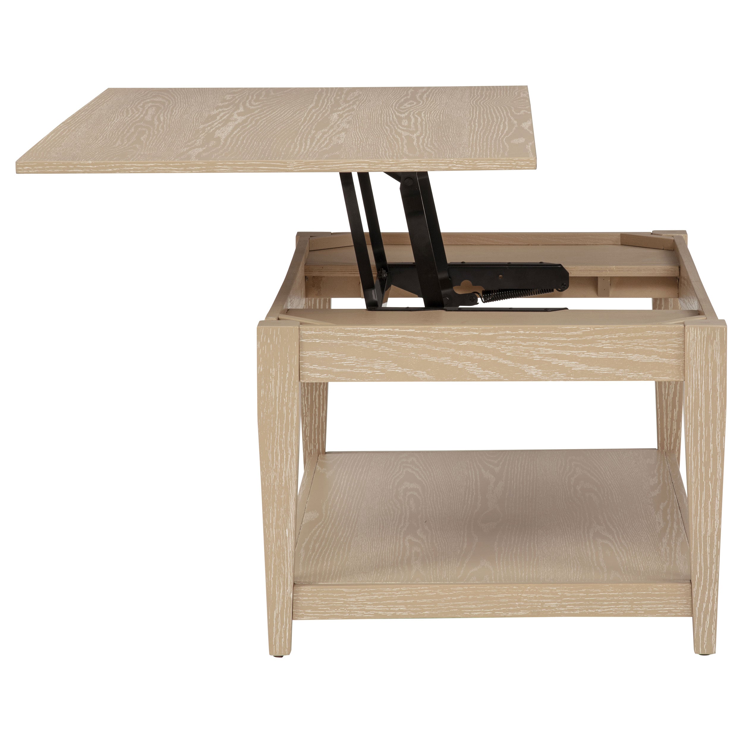 Lindenton Lift-Top Occasional Cocktail Coffee Table Blonde — view 10