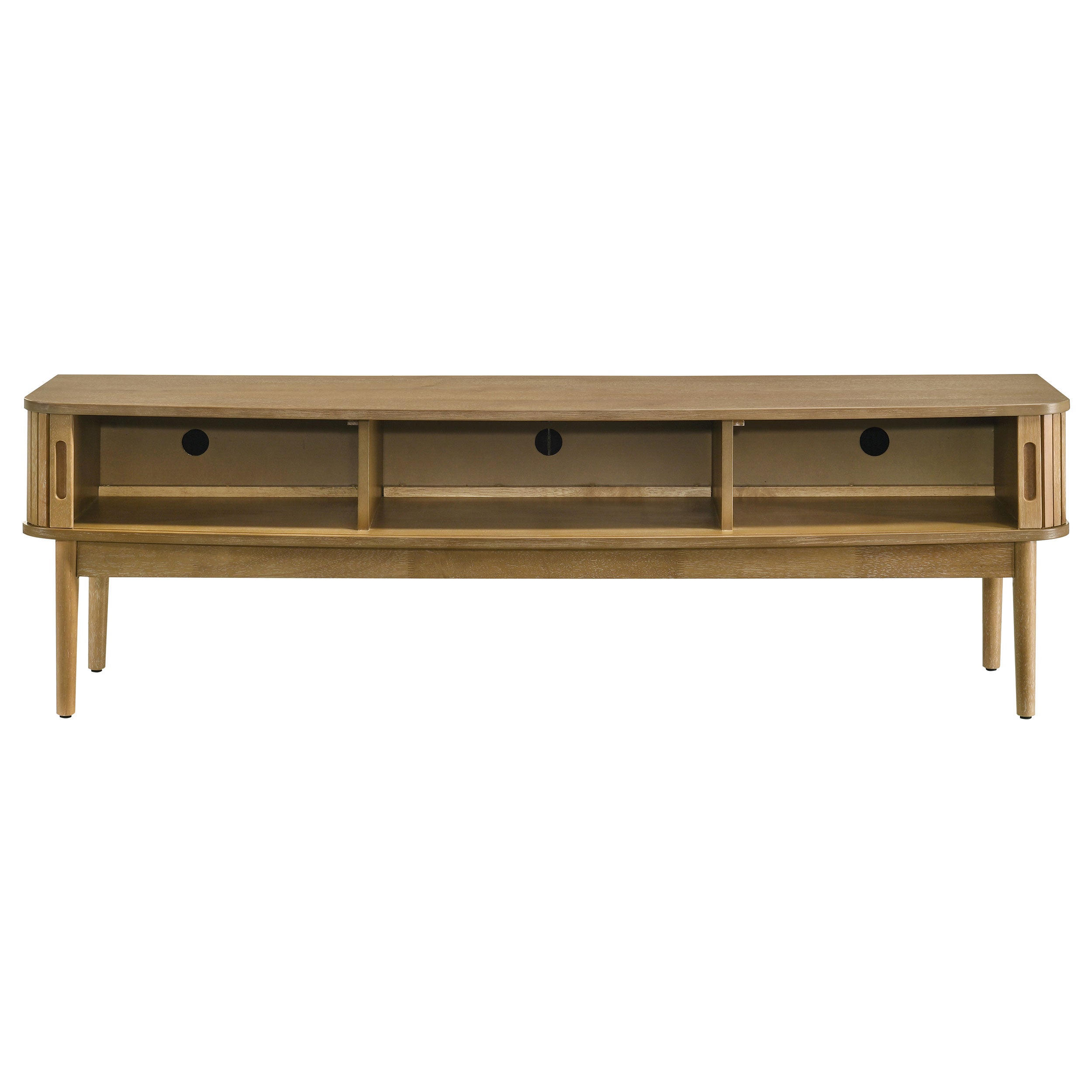 Croyden 71-inch TV Stand Media Console Weathered Natural — view 4