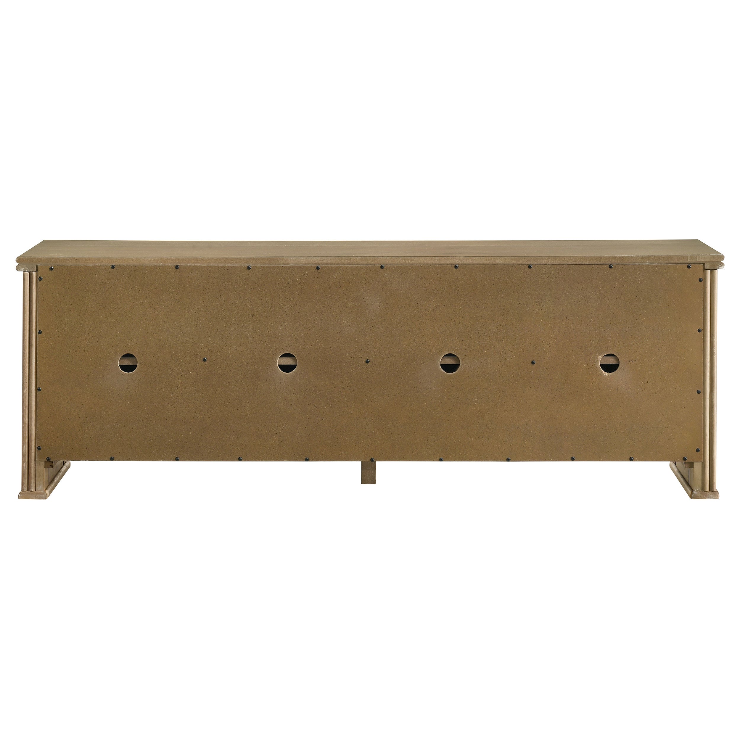 Adina 70-inch TV Stand Media Console Distressed Light Brown — view 8
