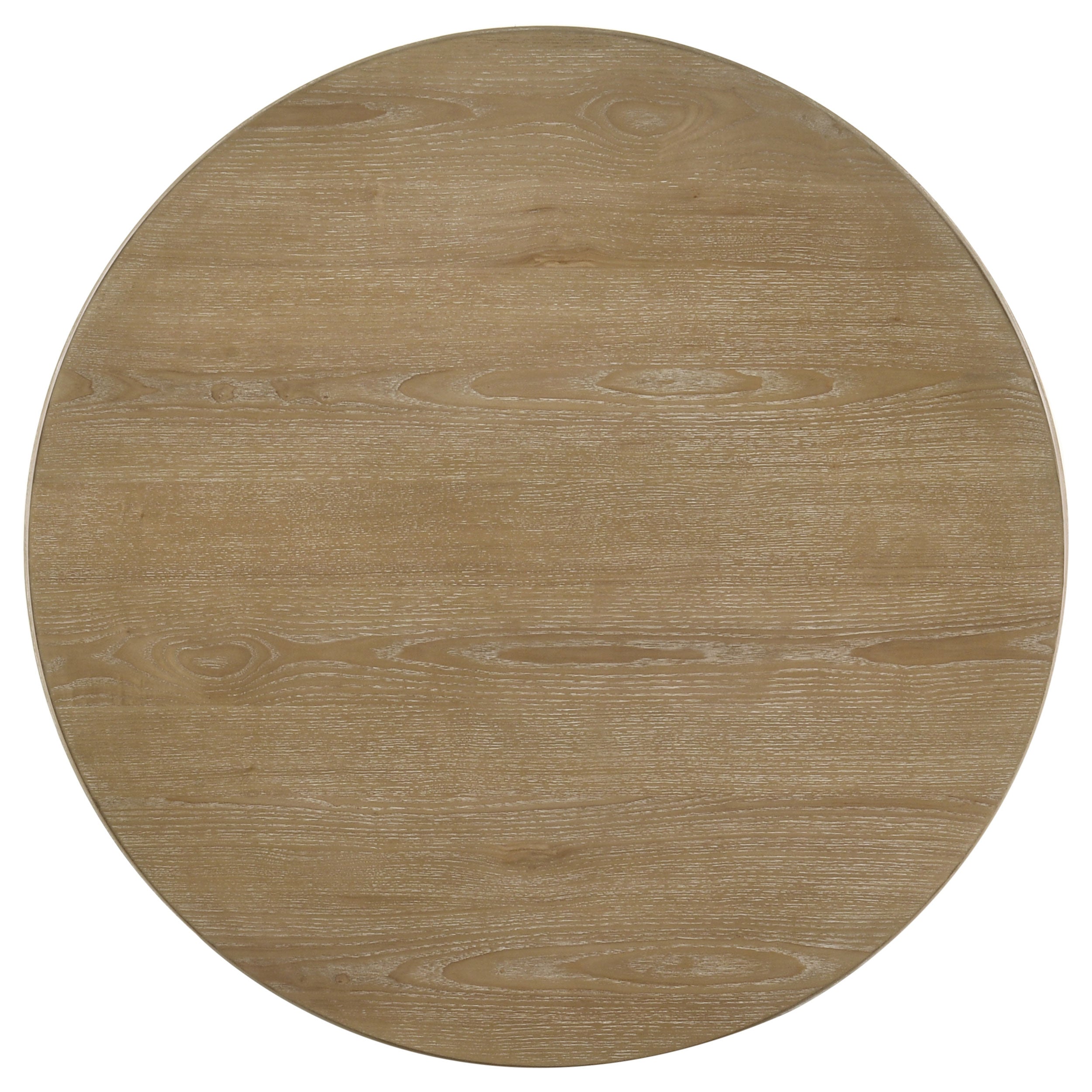 Adina 2-piece Round Coffee Table Set Distressed Light Brown — view 10