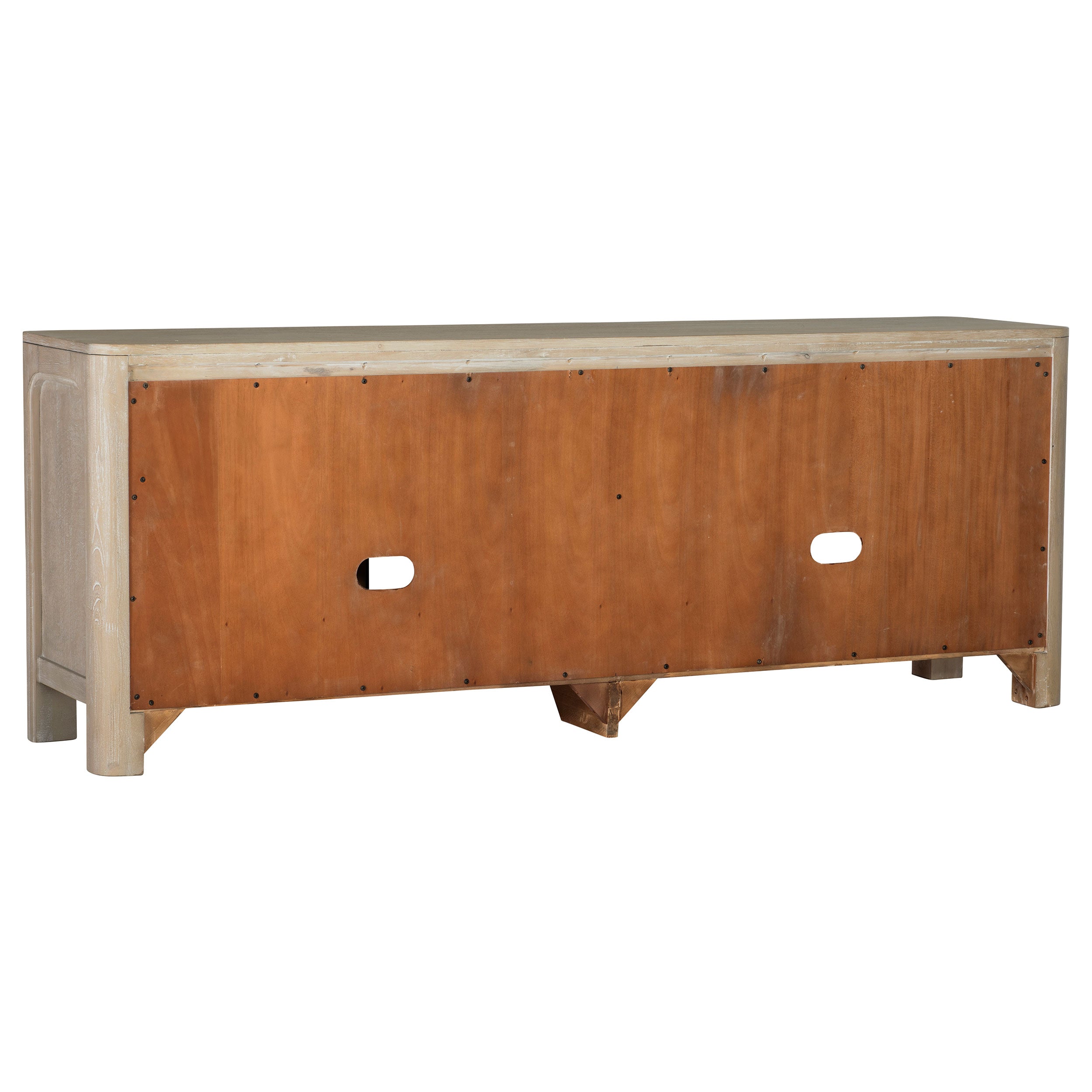 Solano 71-inch 2-door TV Stand Media Console Weathered Mango — view 8