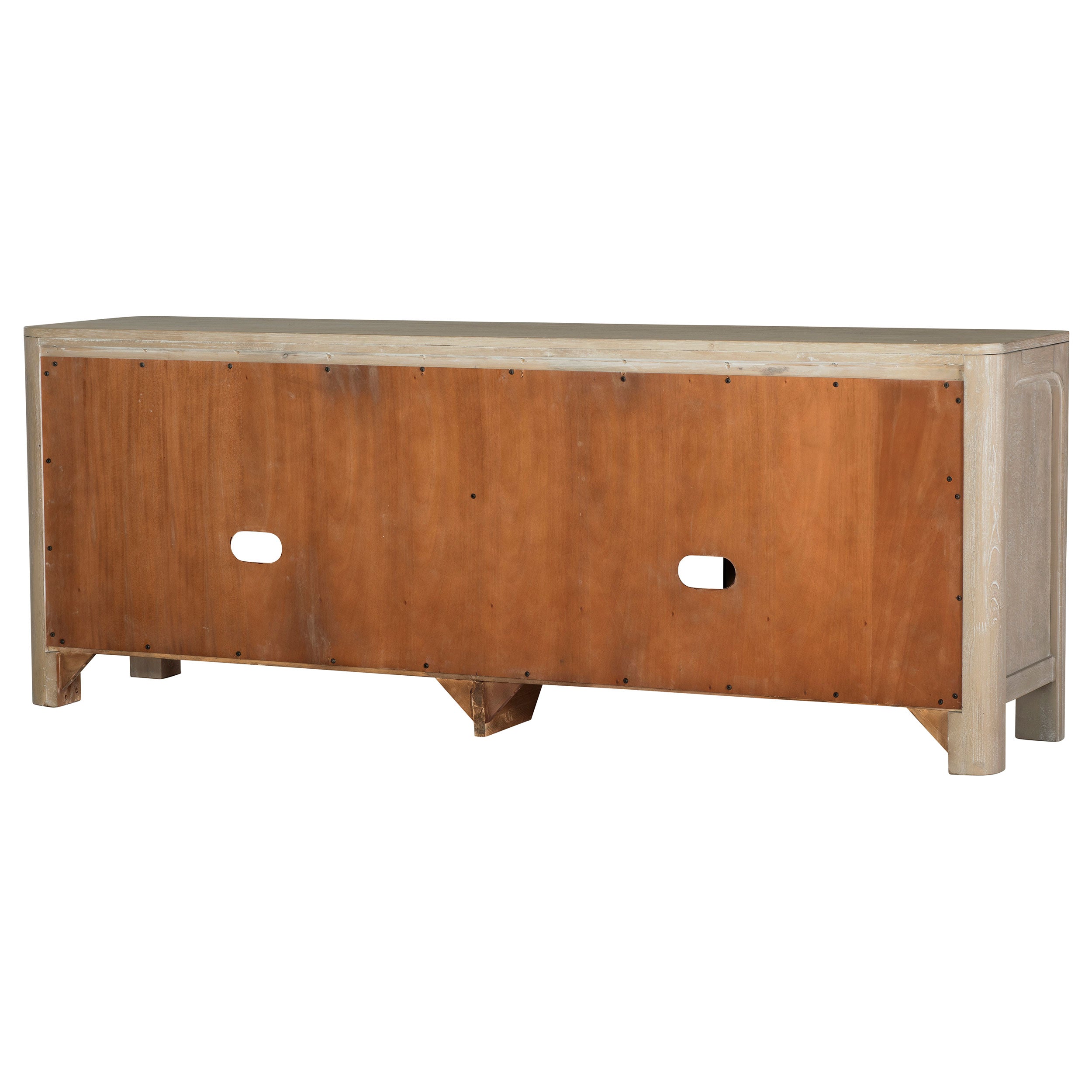 Solano 71-inch 2-door TV Stand Media Console Weathered Mango — view 10
