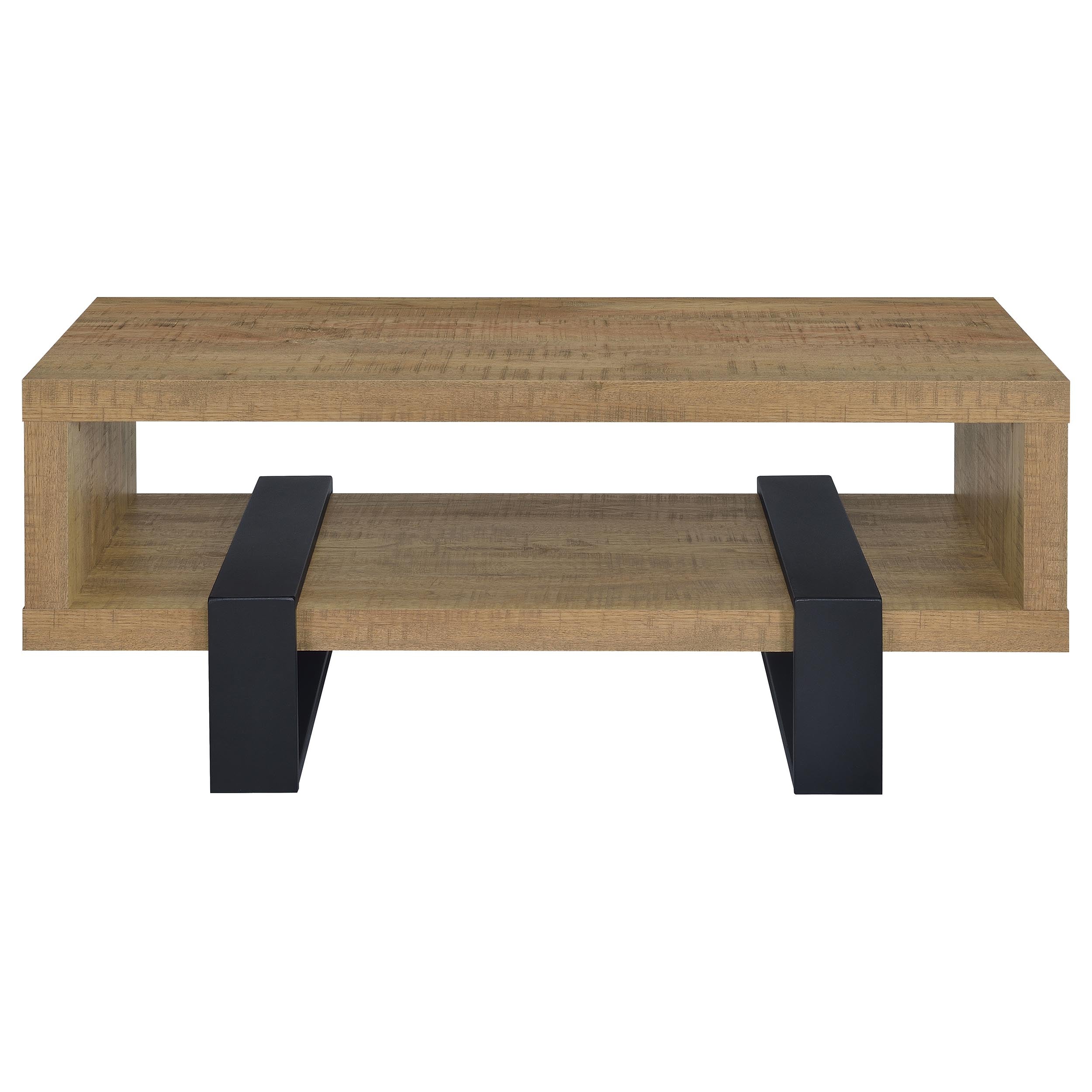 Dinard Engineered Wood Cocktail Coffee Table Mango — view 3