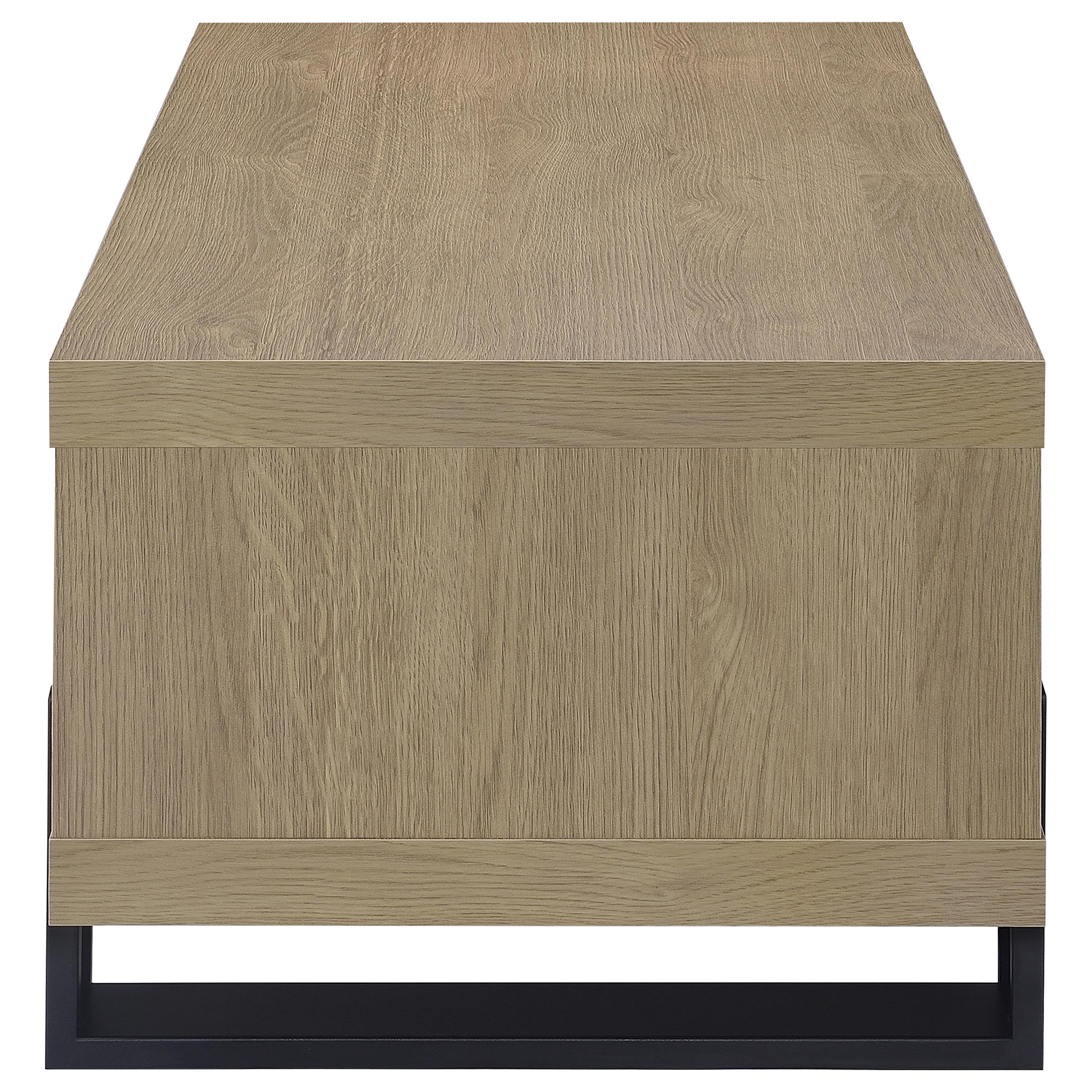 Dinard Engineered Wood Cocktail Coffee Table Latte — view 6
