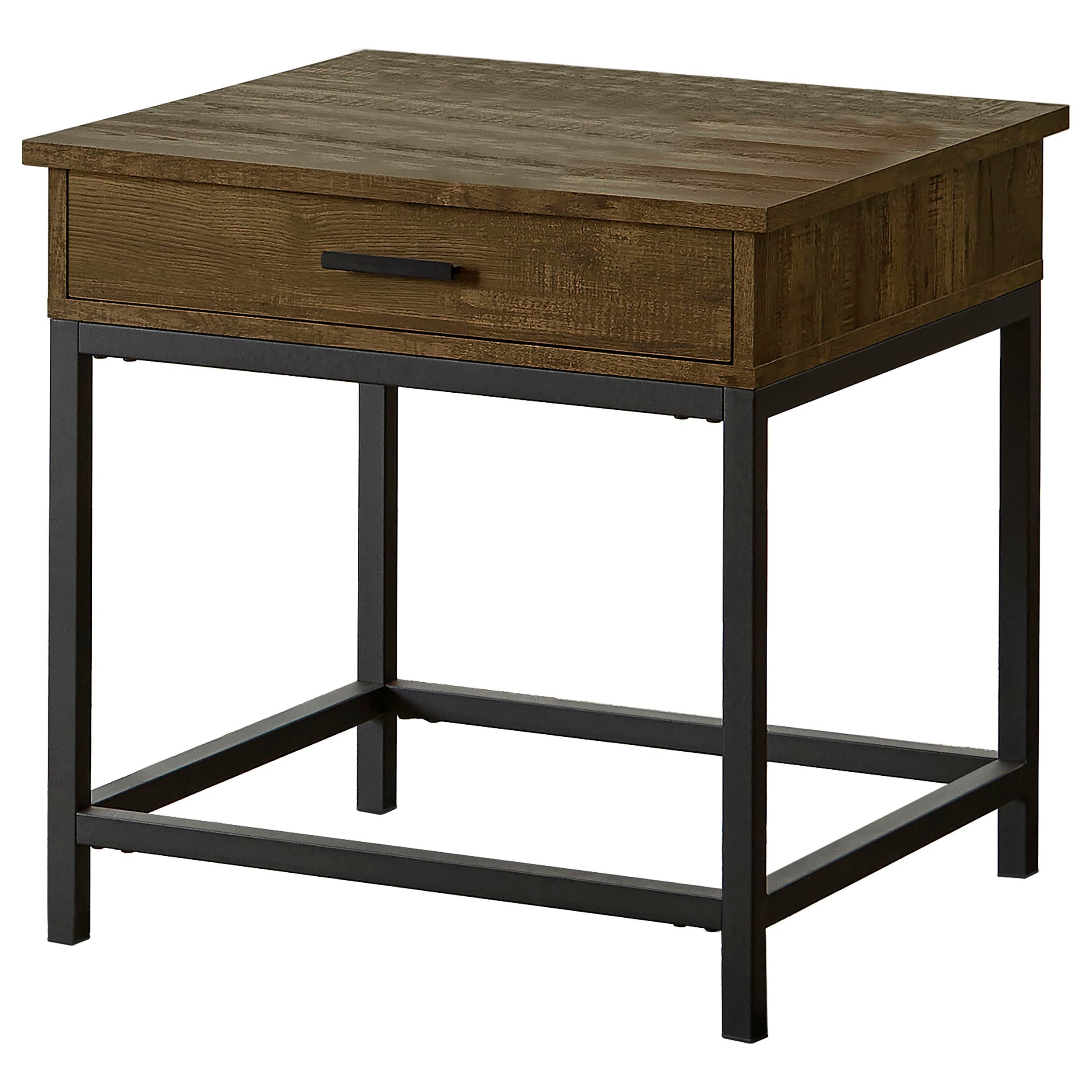 Byers 3-piece Lift Top Coffee and End Table Set Brown Oak — view 3