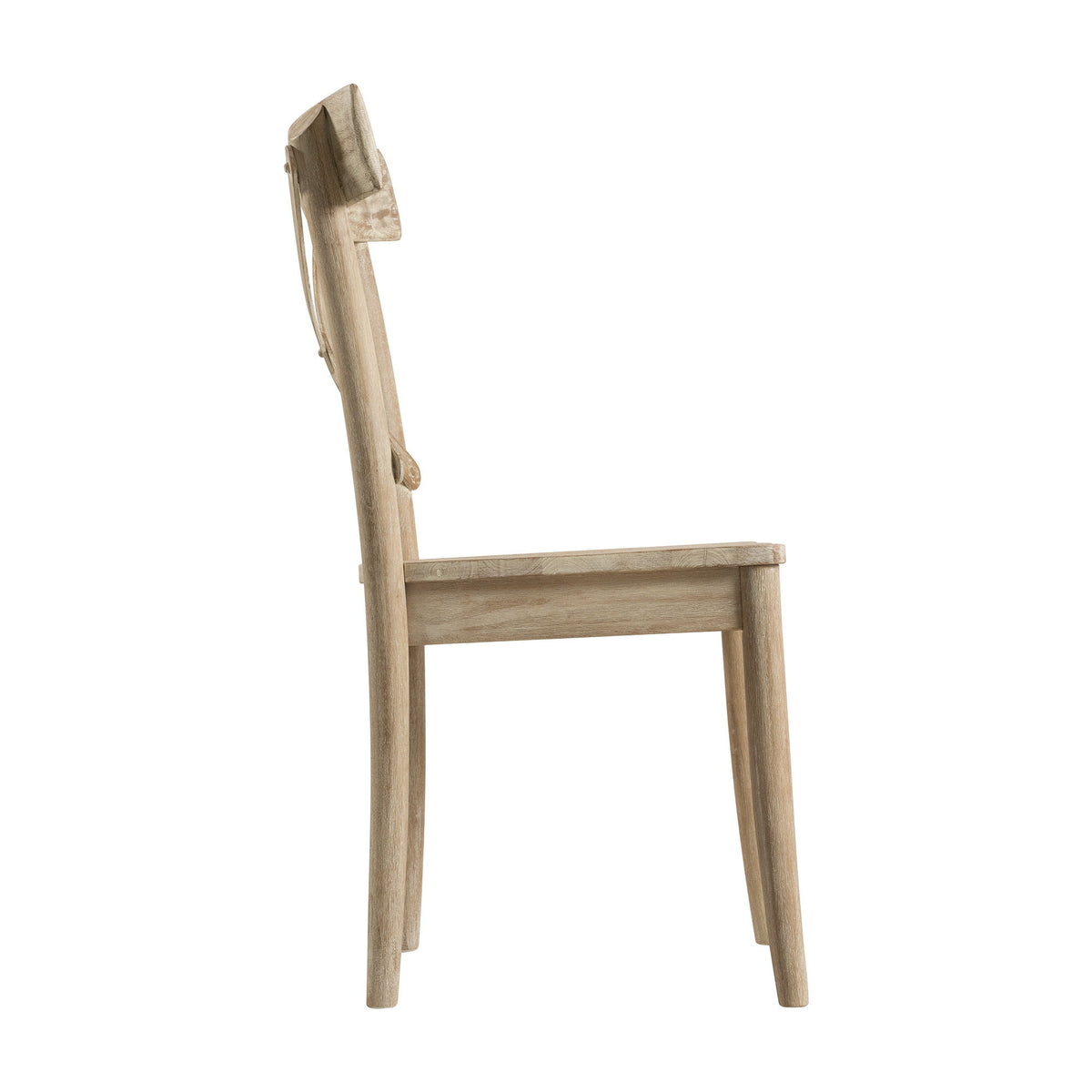 Callista X-Back Wooden Side Chair (Set of 2) in Beach by Elements International, view 5