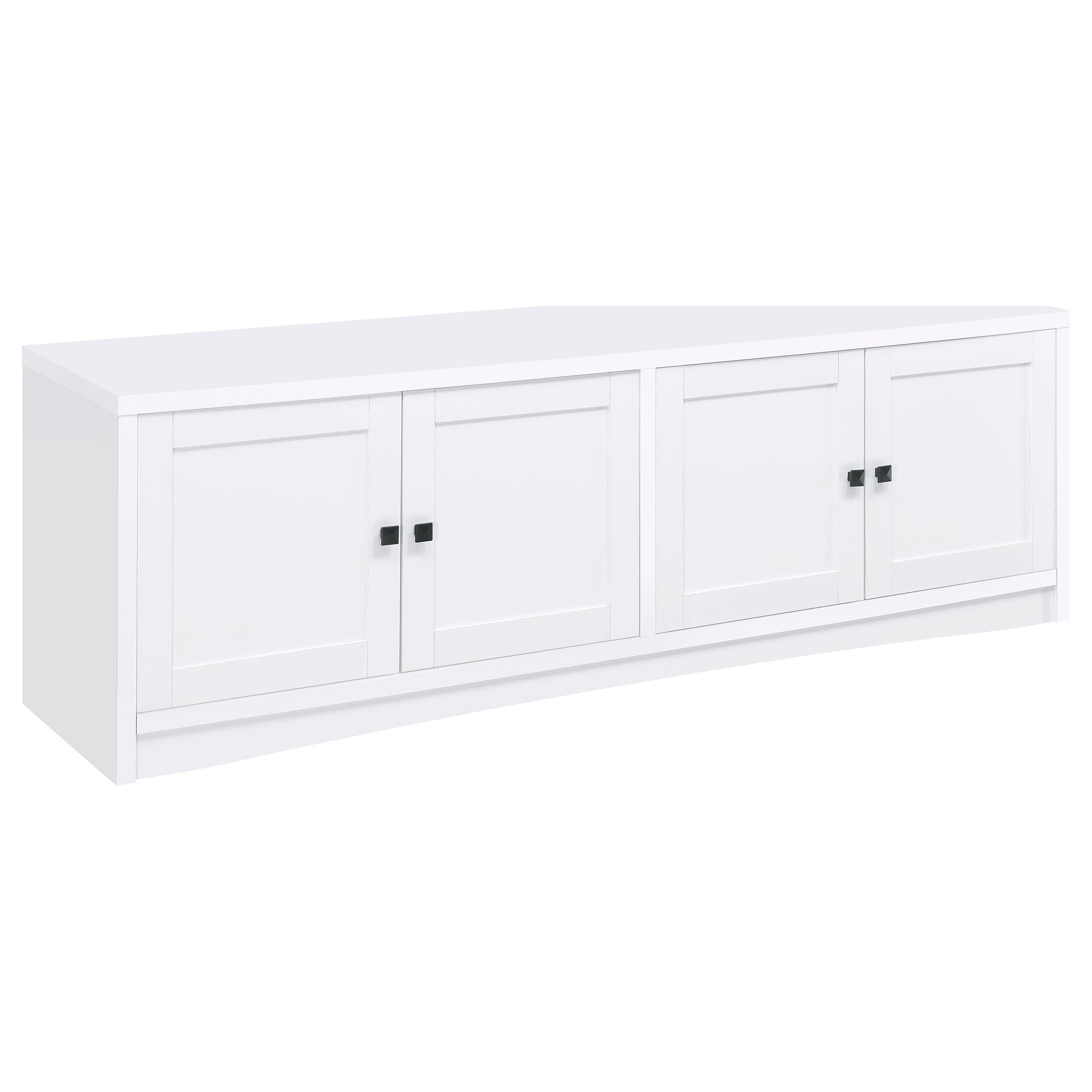 Laughlin 3-piece Entertainment Center TV Stand White — view 4