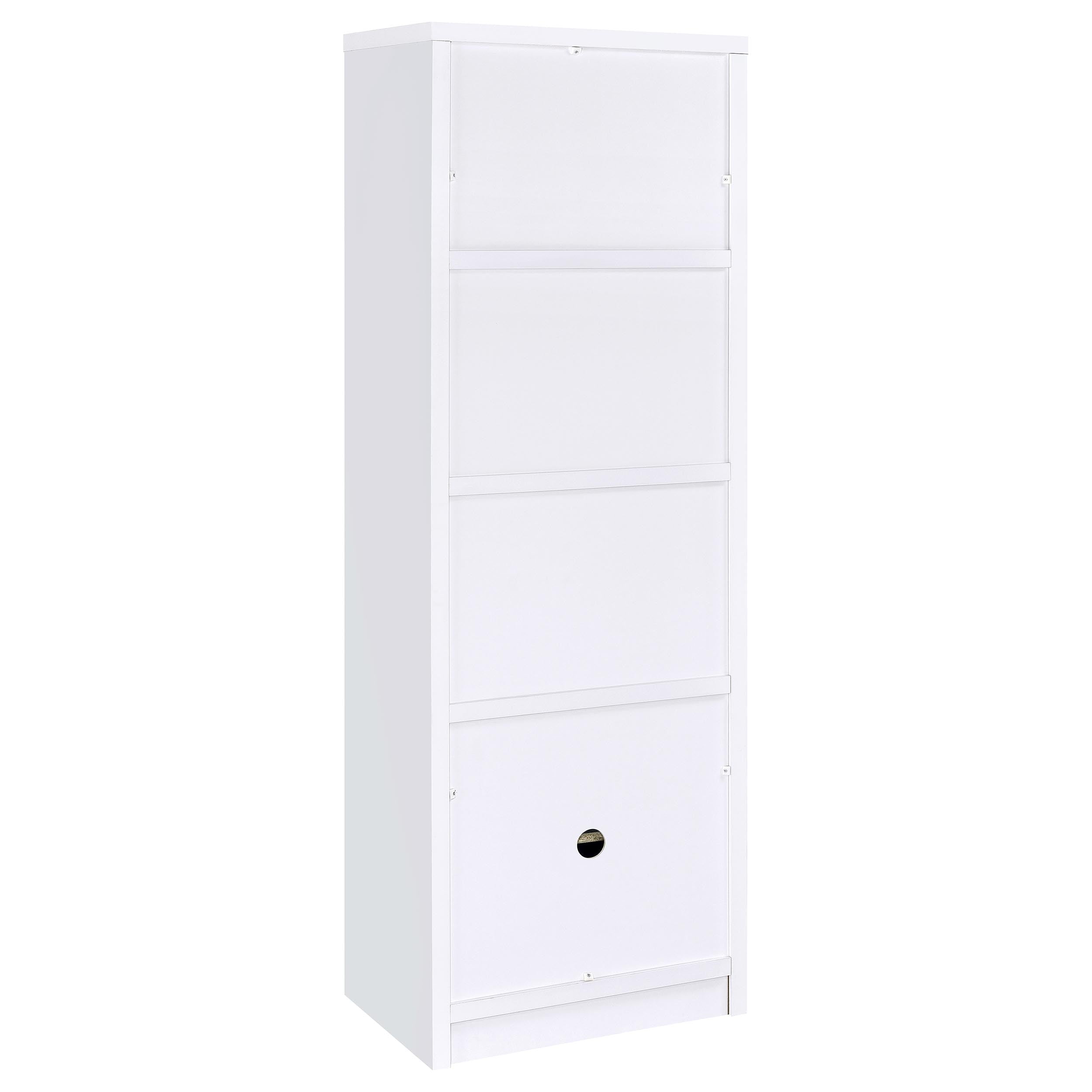 Laughlin 3-piece Entertainment Center TV Stand White — view 15