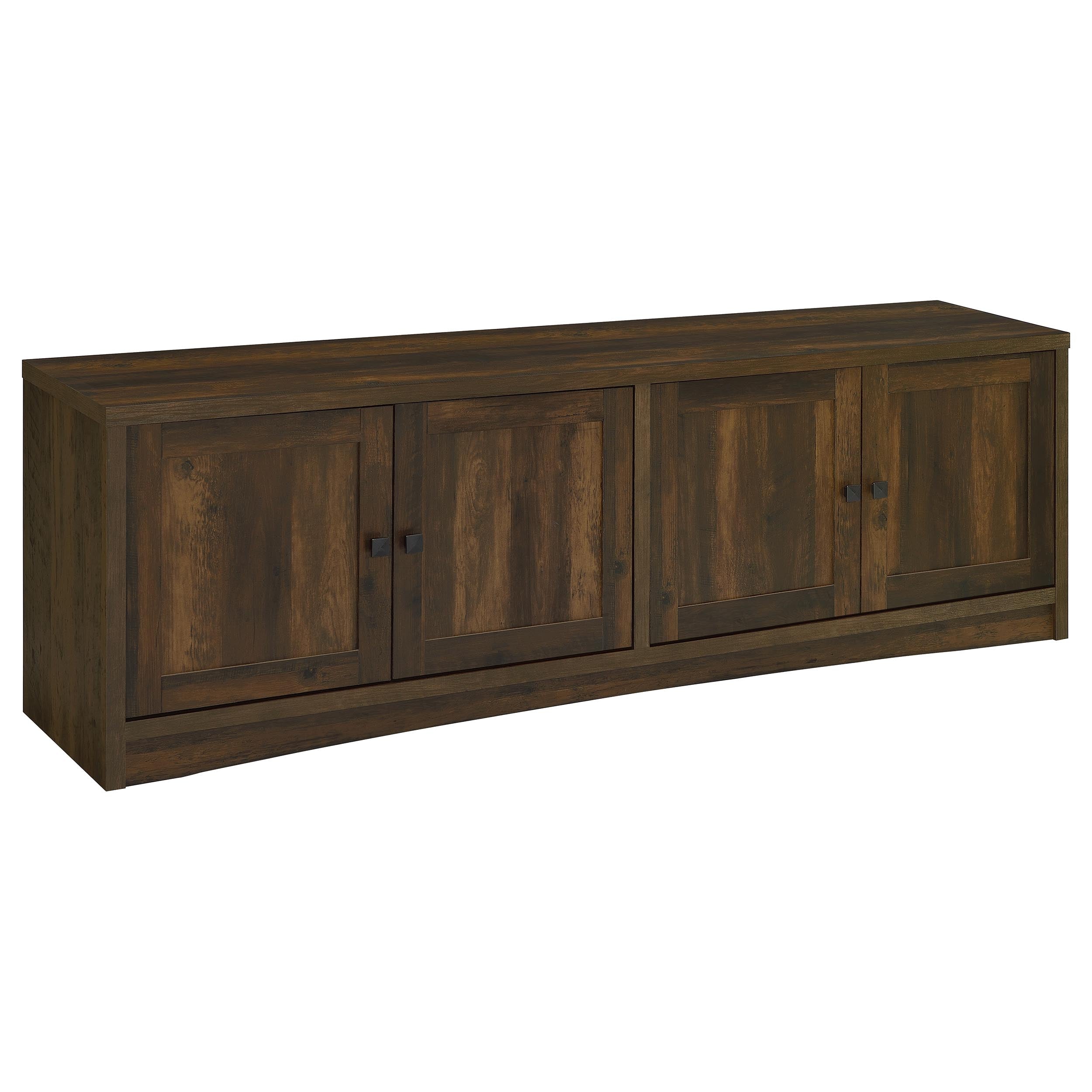 Laughlin 4-door Engineered Wood 78-inch TV Stand Dark Pine — view 1