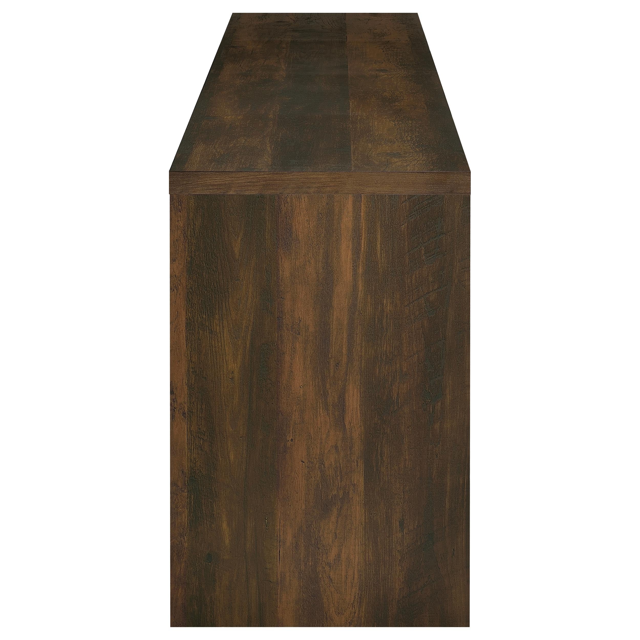 Laughlin 4-door Engineered Wood 78-inch TV Stand Dark Pine — view 10