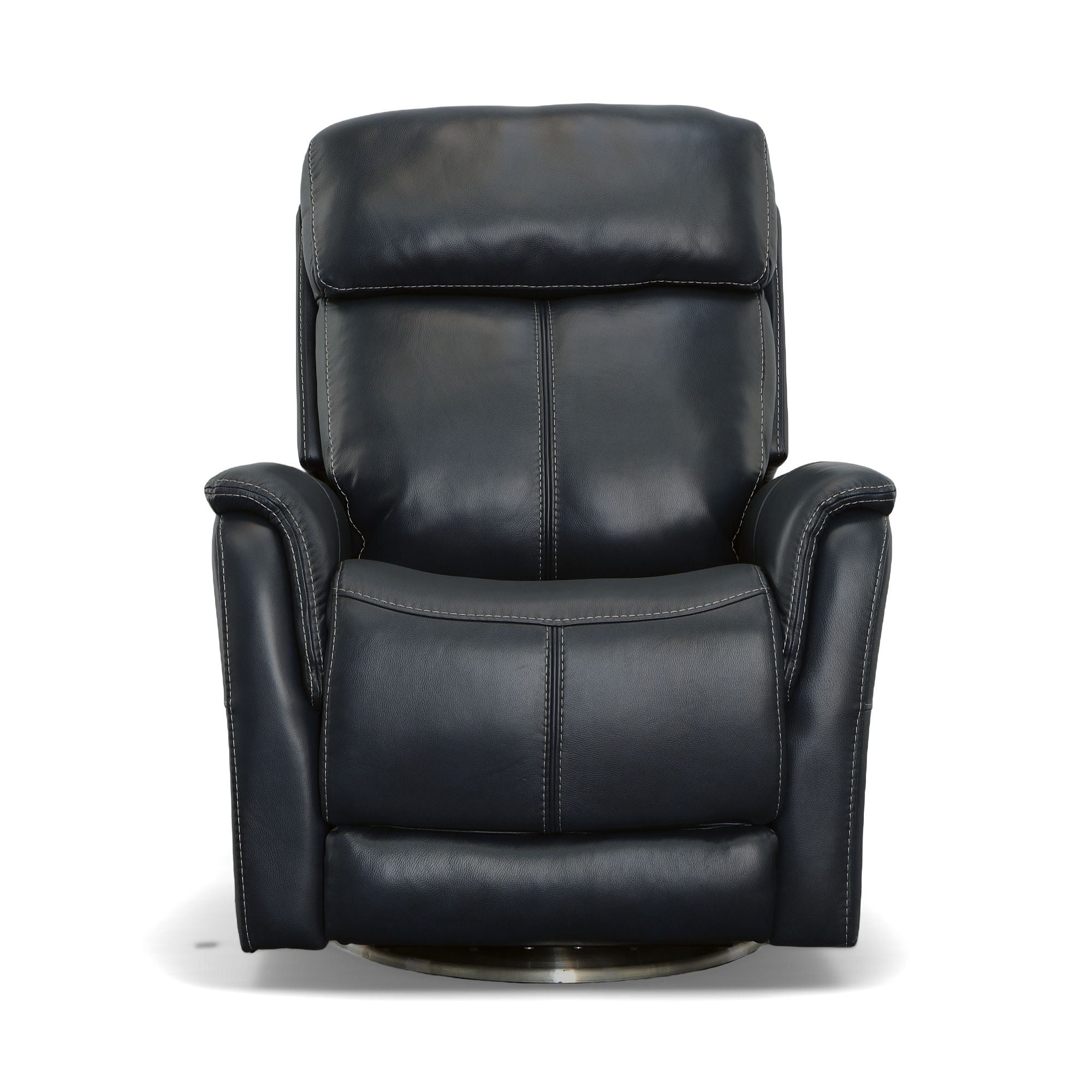 View - Power Swivel Recliner With Power Headrest