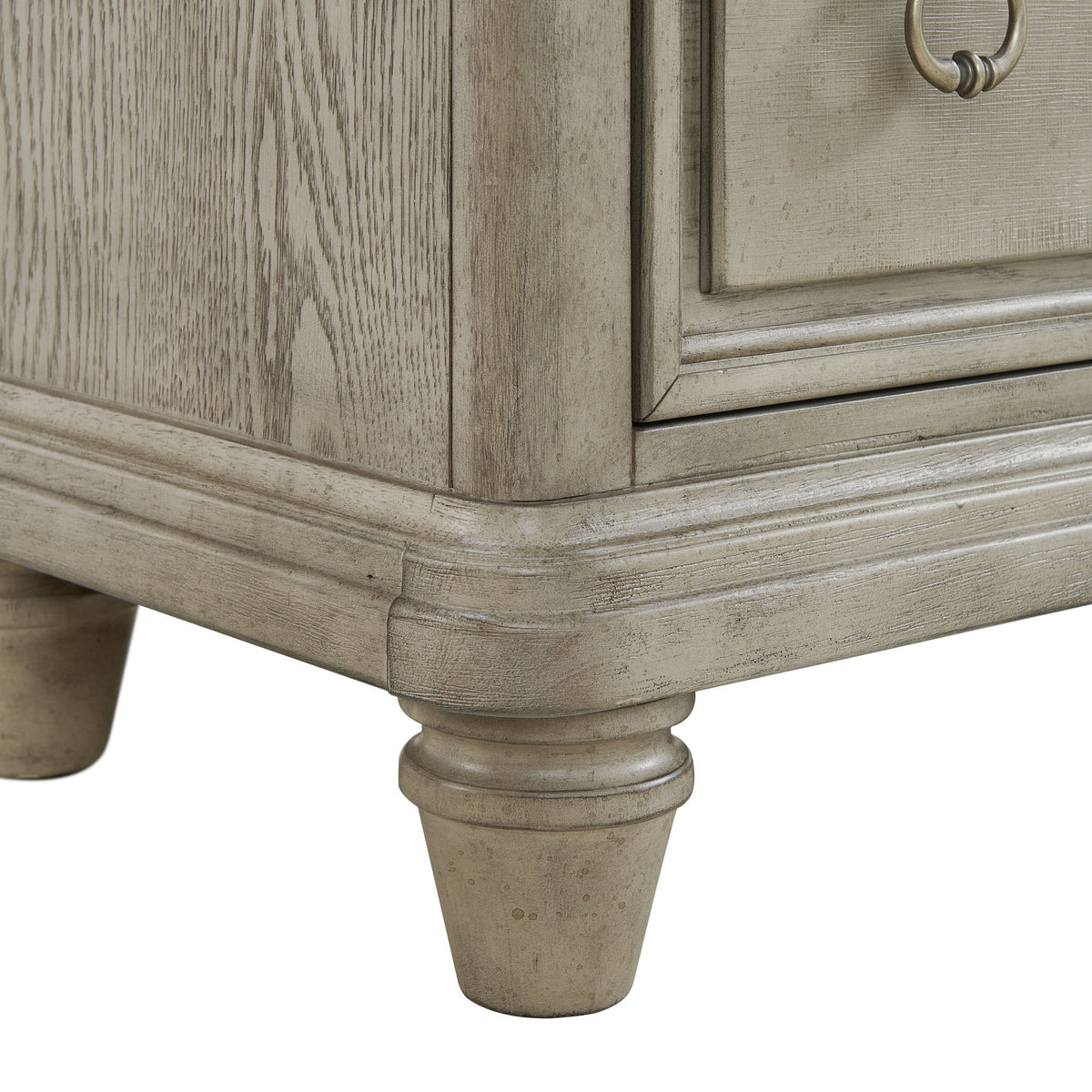 Whit-Ash 5-Drawer Chest in Light Gray by Elements International, view 6