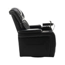 270 Degree Swivel Power Recliner With Tray Table, Phone Holder, Cup Holder, USB Port
