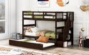 Stairway Bunk Bed With Storage And Guard Rail For Bedroom