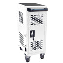 16 Bay Mobile School Charging Cart Station For Chromebook, Tablet And Laptop Computer With Power Strip Included