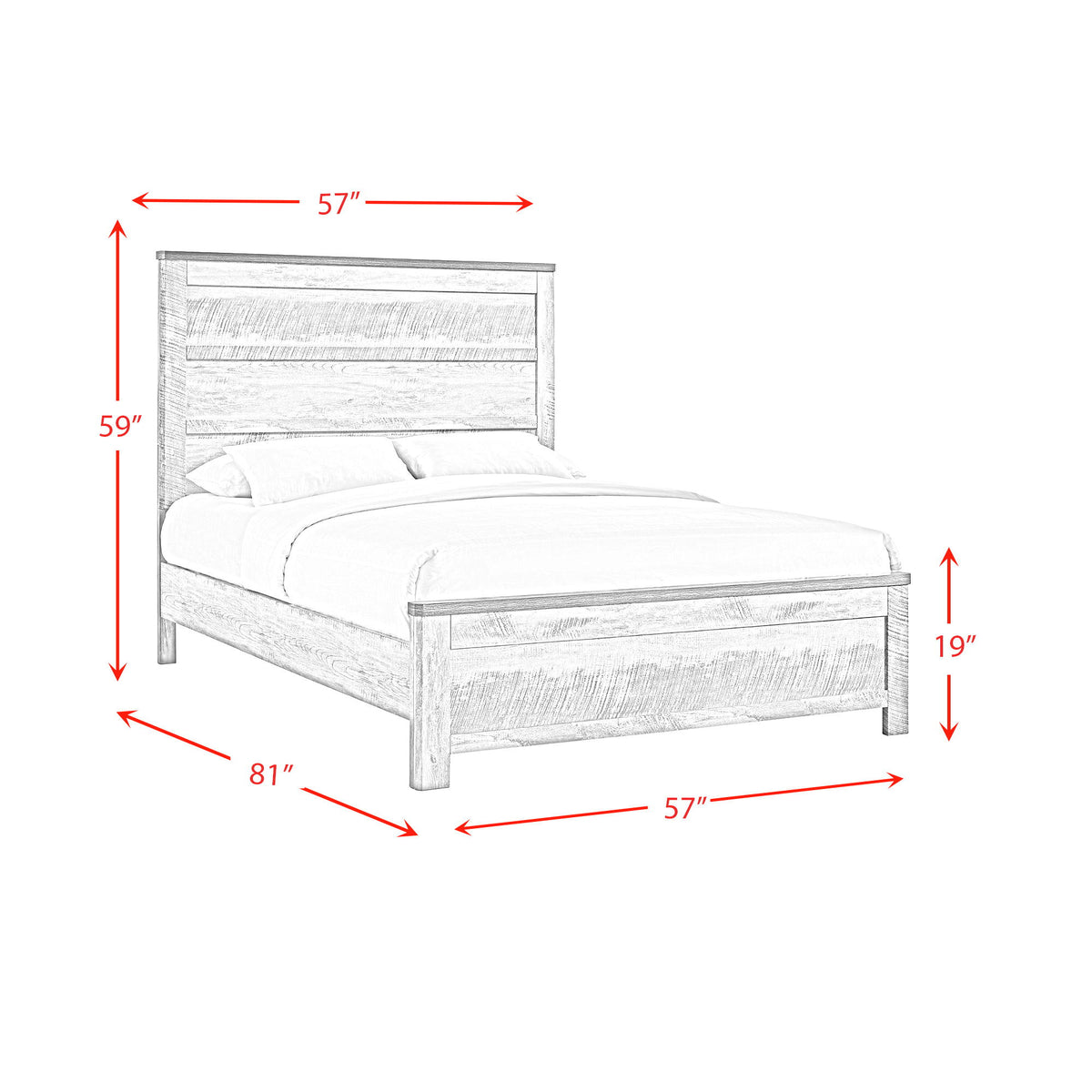 Millers Cove Bedroom Set in Gray by Elements International, view 6