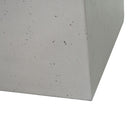 Outdoor Patio Square Gas Burning Concrete Fire Pit 40,000 Btu