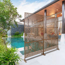 Freestanding Outdoor & Indoor Freestanding Metal Privacy Screen