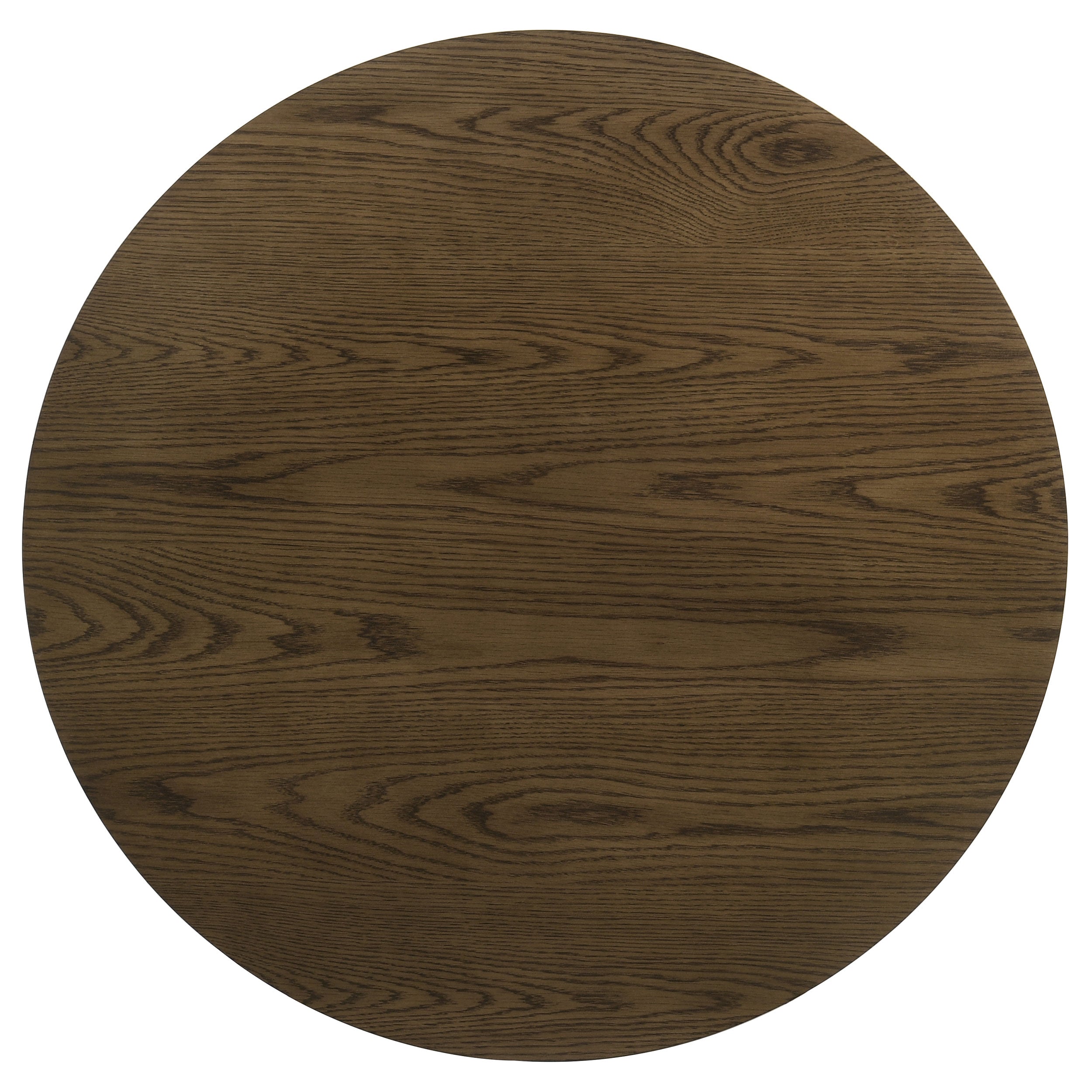 Kessler Round Sculptural Wood Coffee Table Brown — view 5