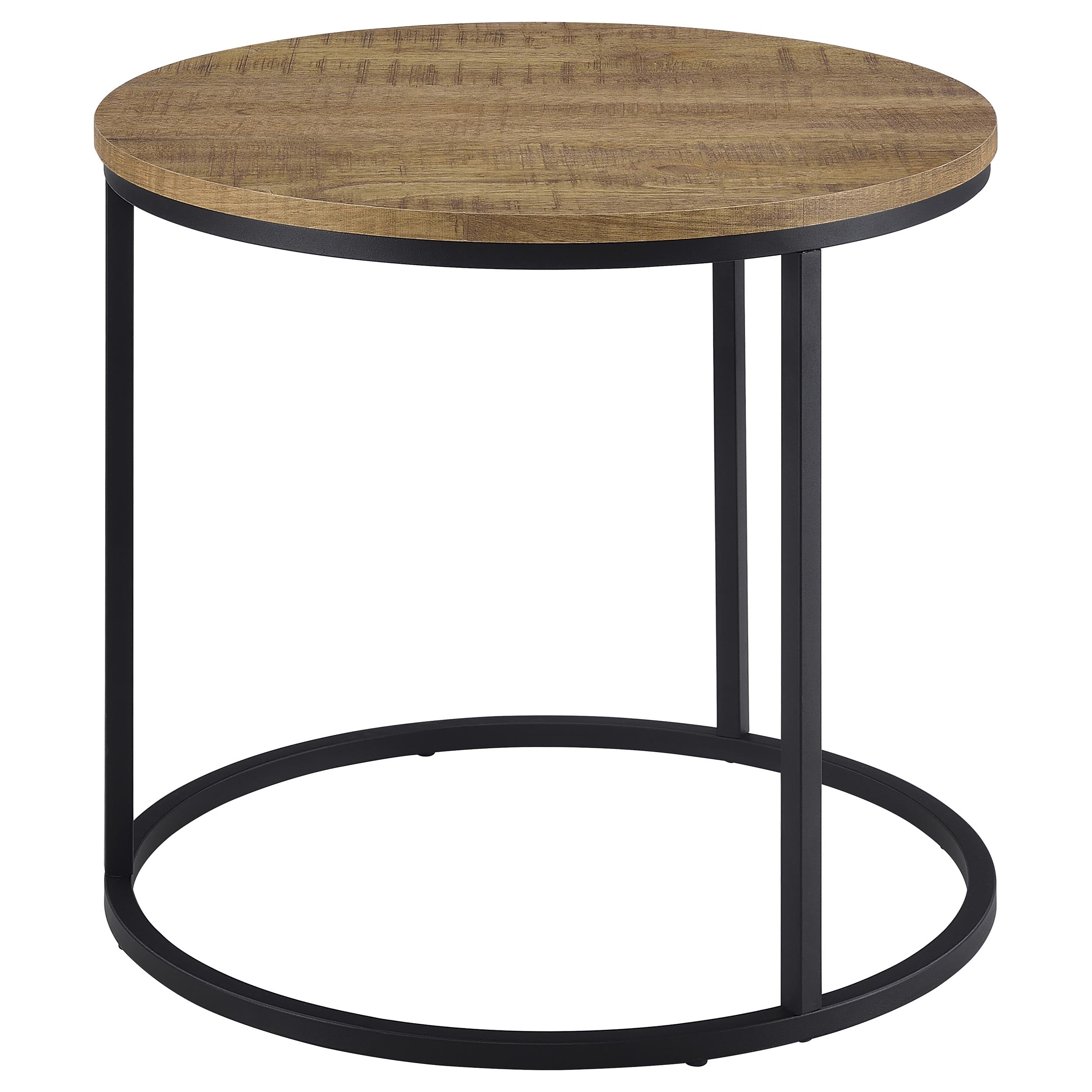 Lainey Round Occasional Side End Table Mango — view 8