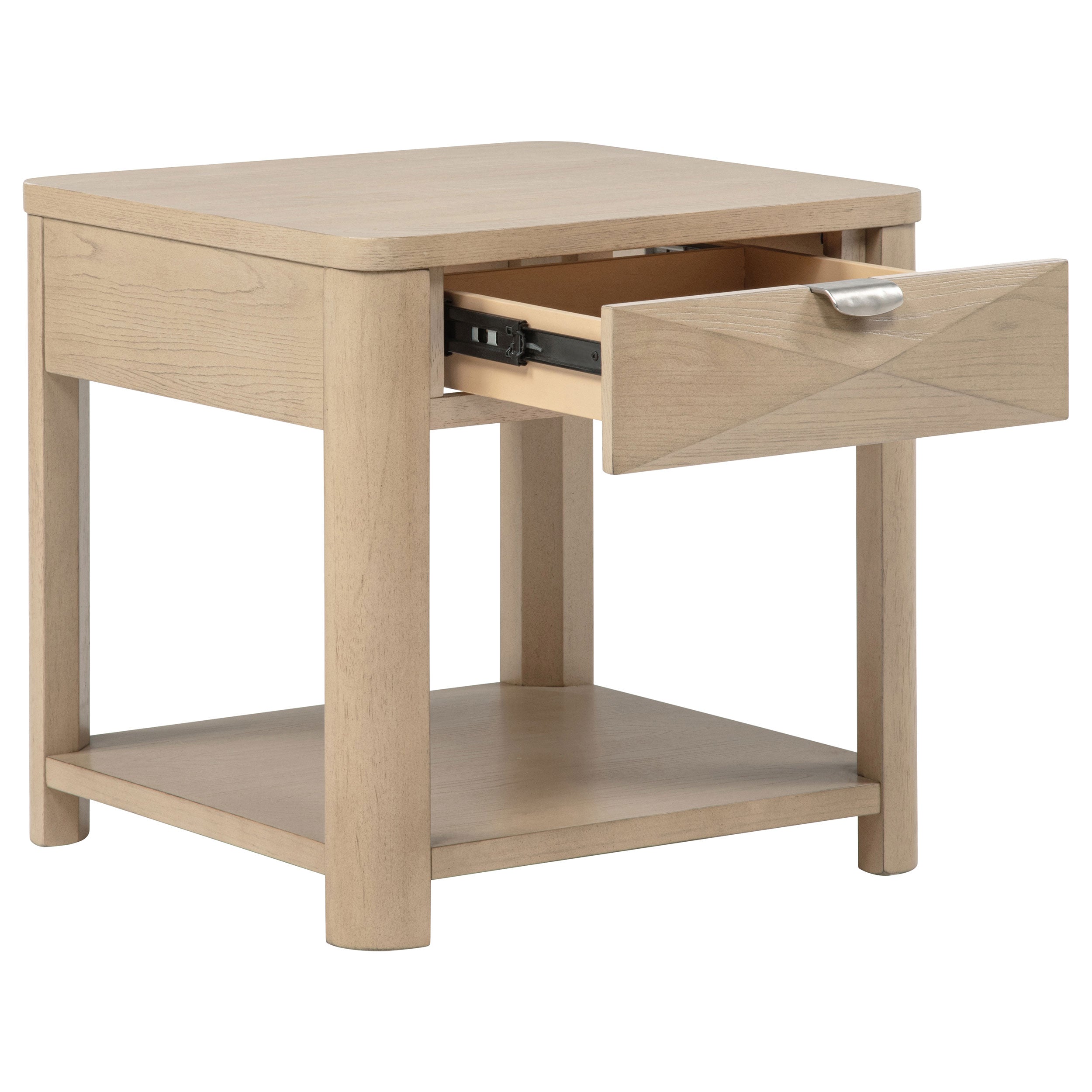 Marcelo 3-piece Coffee Table Set with Storage Light Elm — view 4