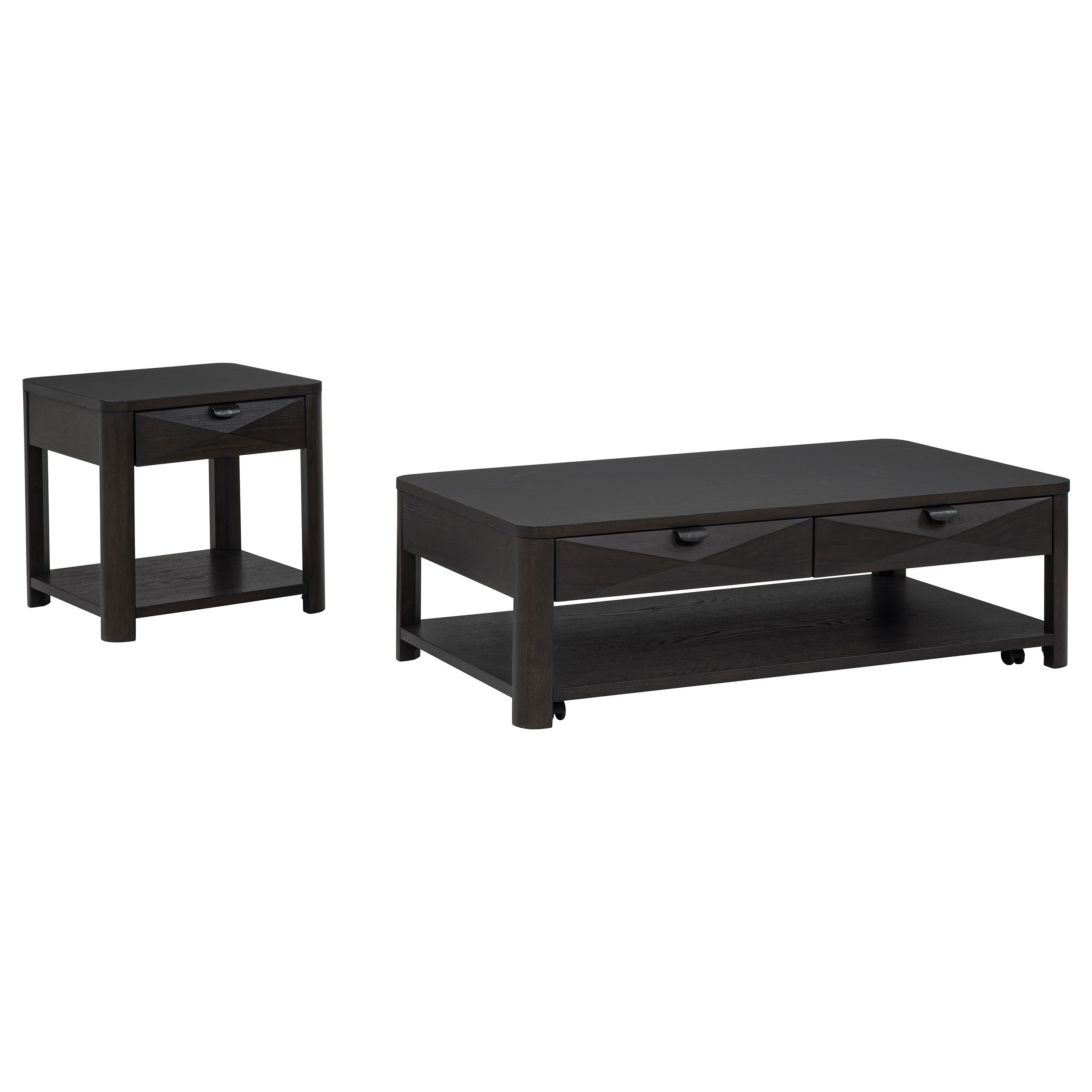 Marcelo 2-piece Coffee Table Set with Storage Coffee — view 2
