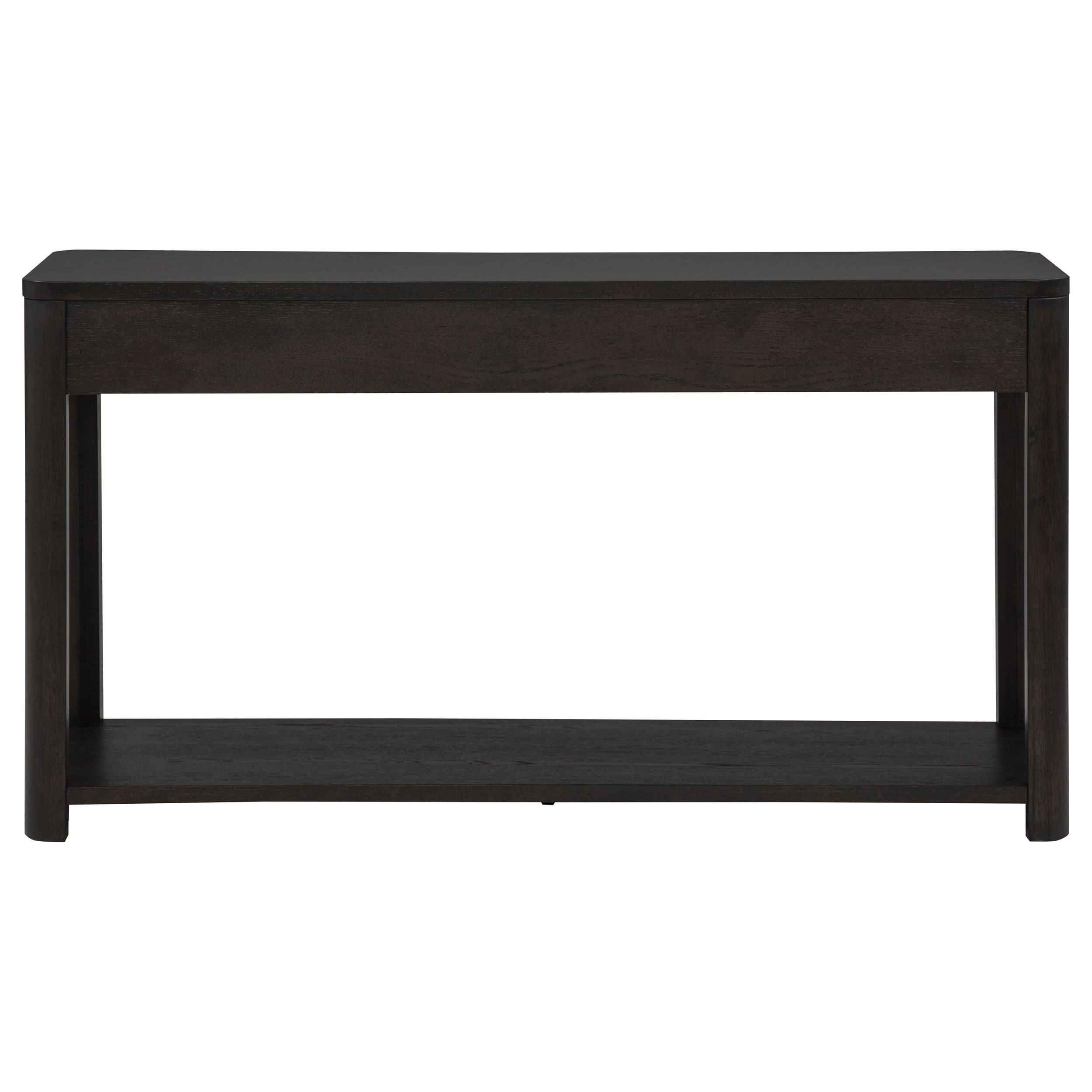 Marcelo Sofa Console Table with 2 Drawers and Shelf Coffee — view 8