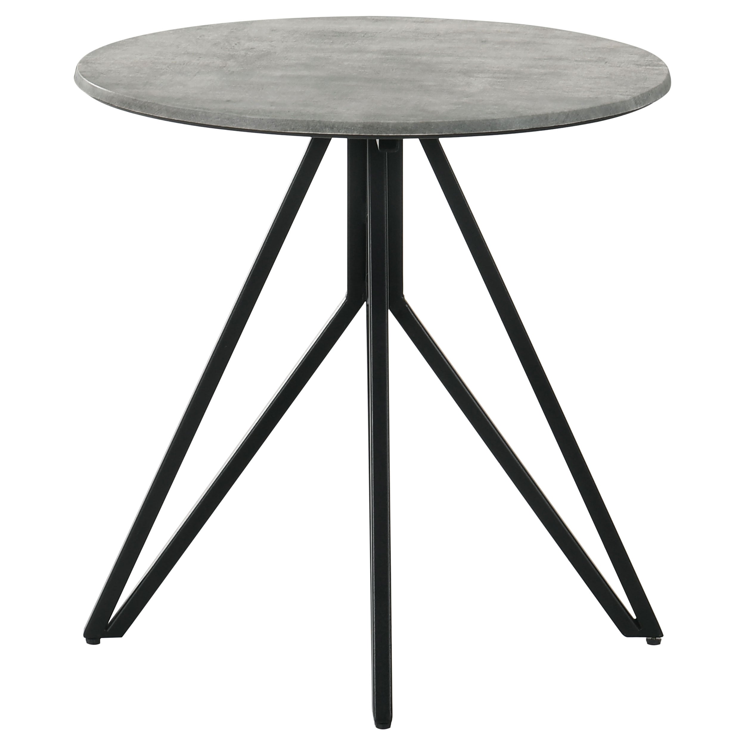 Hadi 3-piece Round SmartTop Coffee and End Table Set Cement — view 4