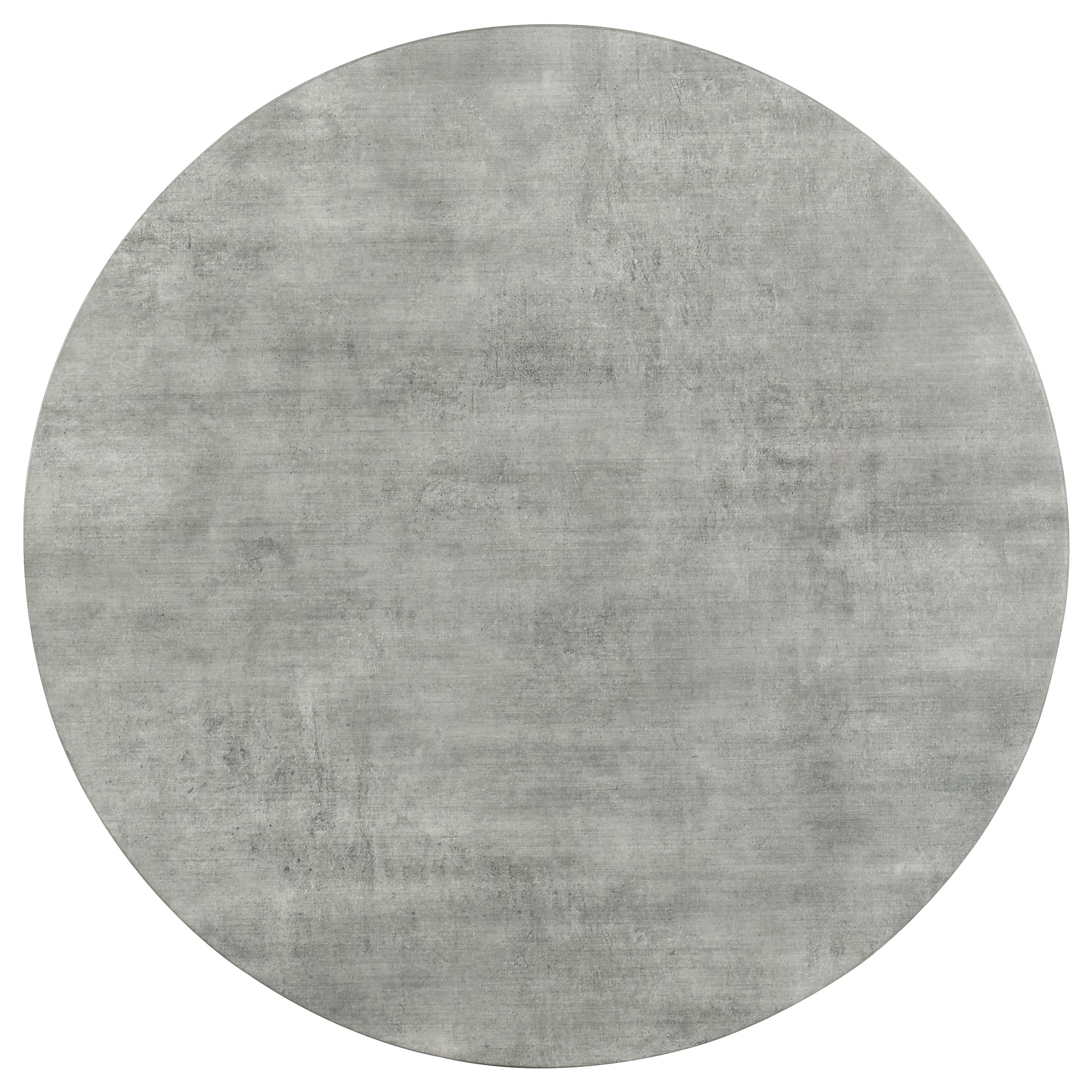 Hadi Round SmartTop Coffee Table Cement and Gunmetal — view 4
