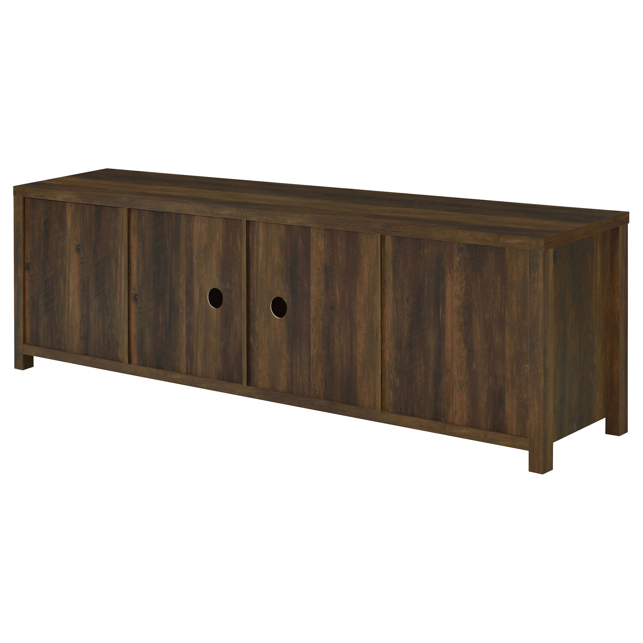 Madra 2-door Engineered Wood 79-inch TV Stand Dark Pine — view 10