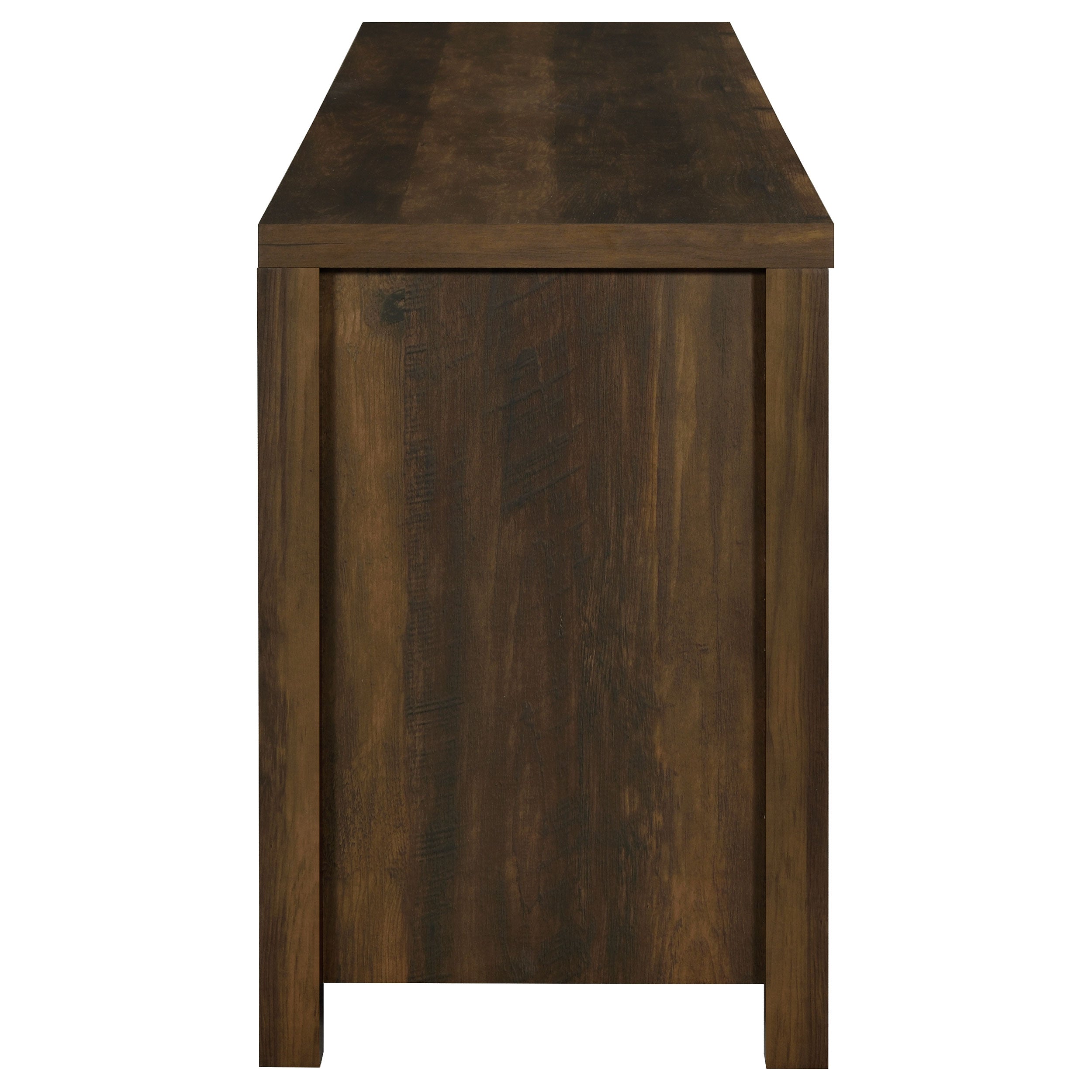 Madra 2-door Engineered Wood 79-inch TV Stand Dark Pine — view 11