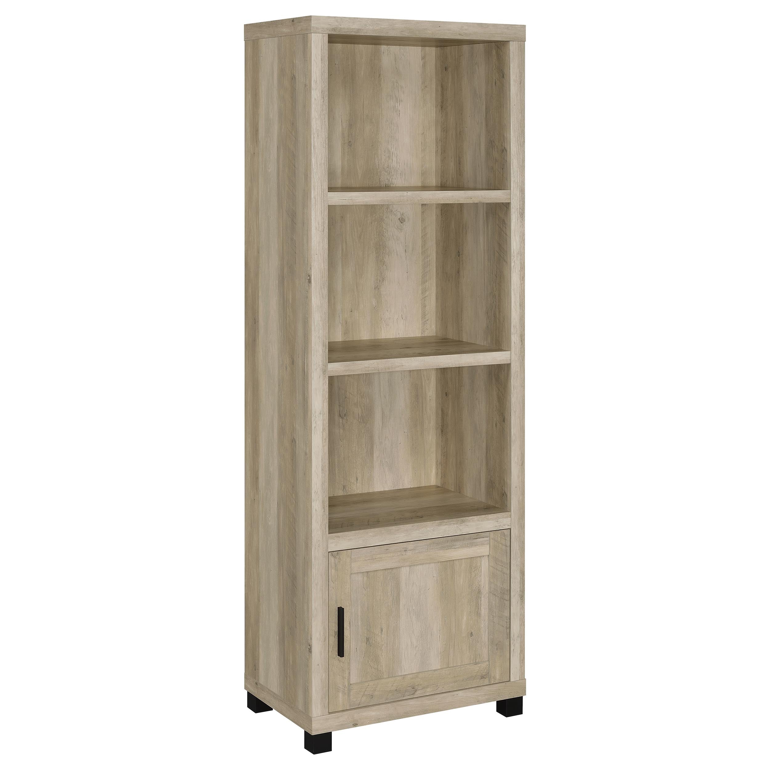 Sachin 3-piece 79-inch TV Entertainment Center Antique Pine — view 3