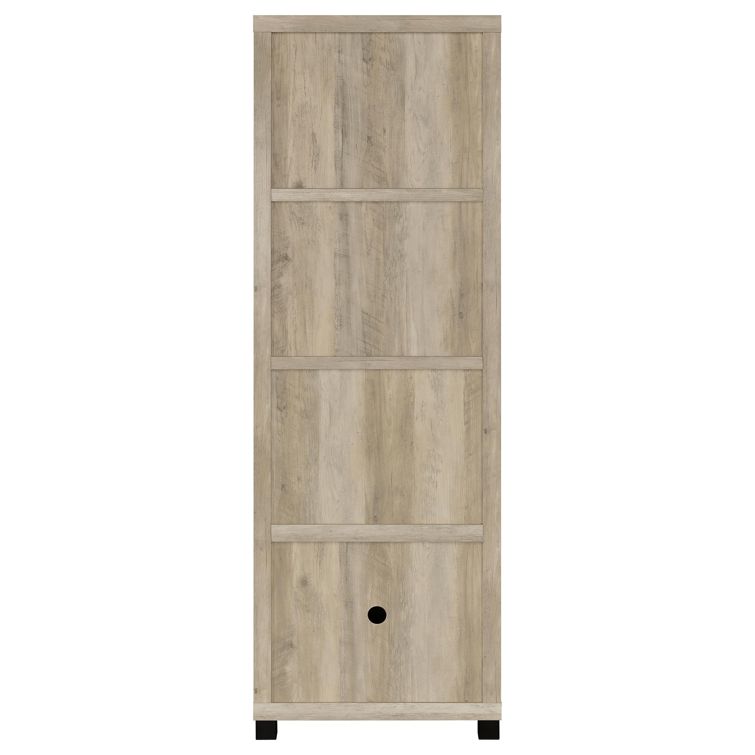 Sachin 3-piece 79-inch TV Entertainment Center Antique Pine — view 8