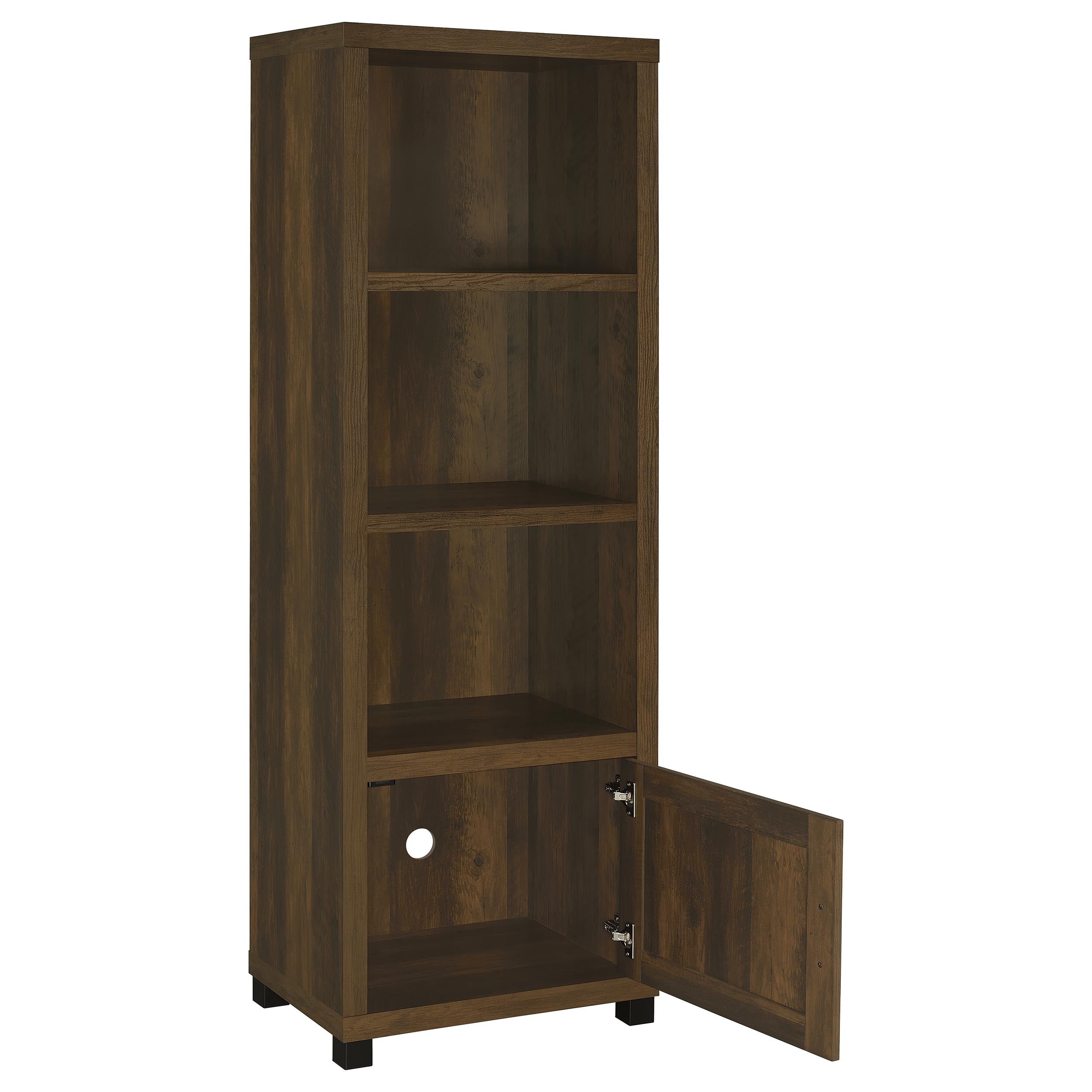 Sachin 3-piece 79-inch TV Entertainment Center Dark Pine — view 4