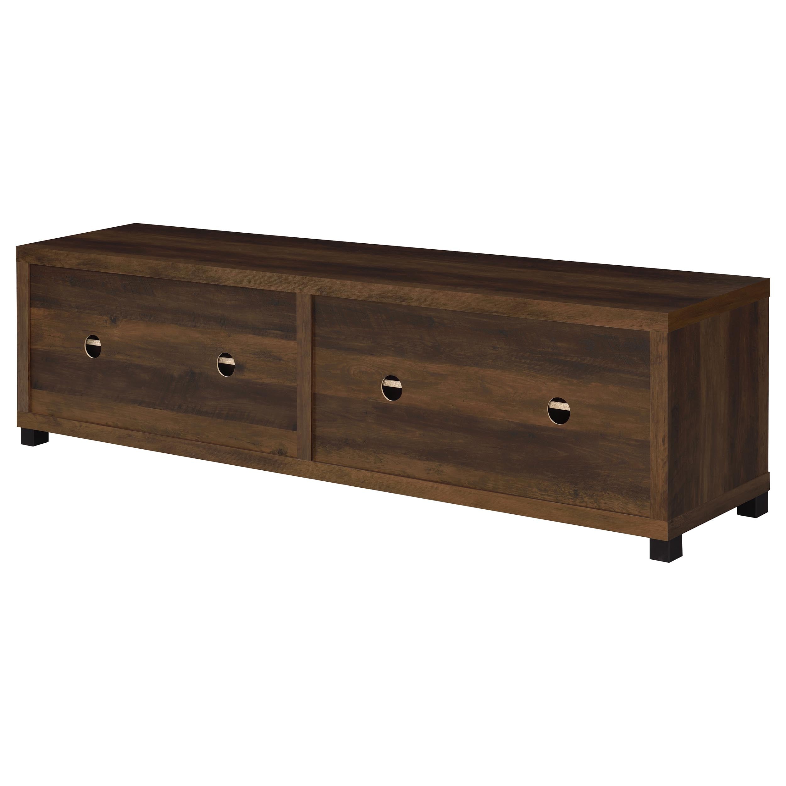 Sachin 3-piece 79-inch TV Entertainment Center Dark Pine — view 17