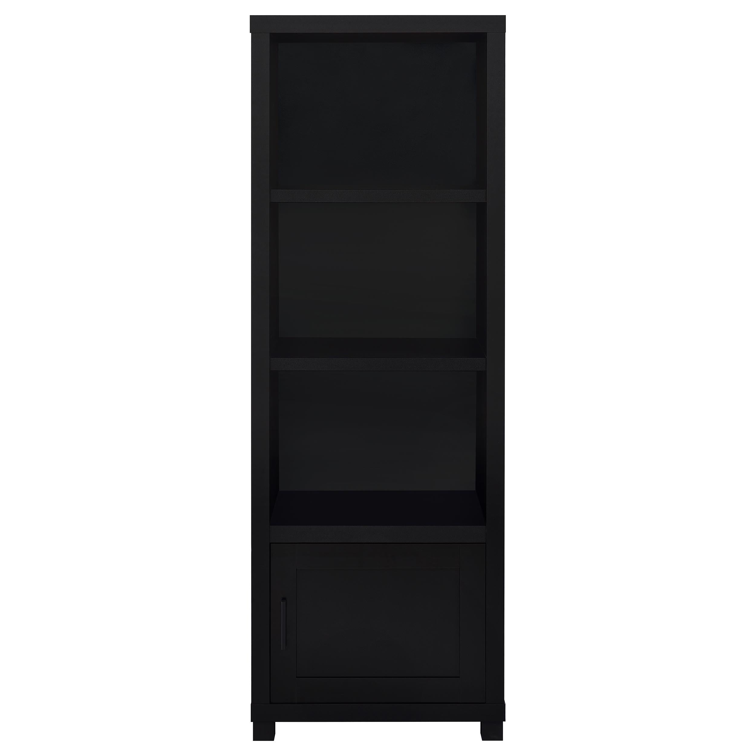 Jupiter 3-piece Entertainment Center 79-inch TV Stand Black — view 5