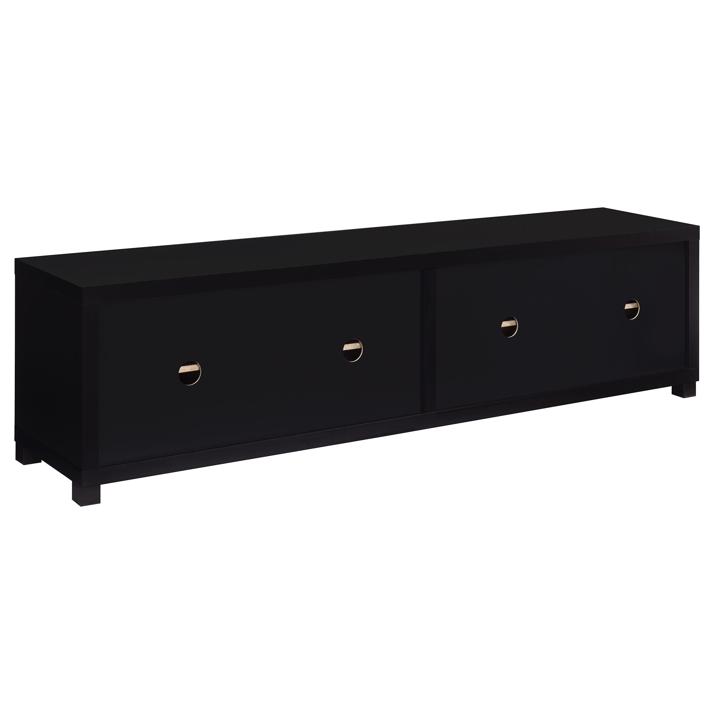 Jupiter 3-piece Entertainment Center 79-inch TV Stand Black — view 13