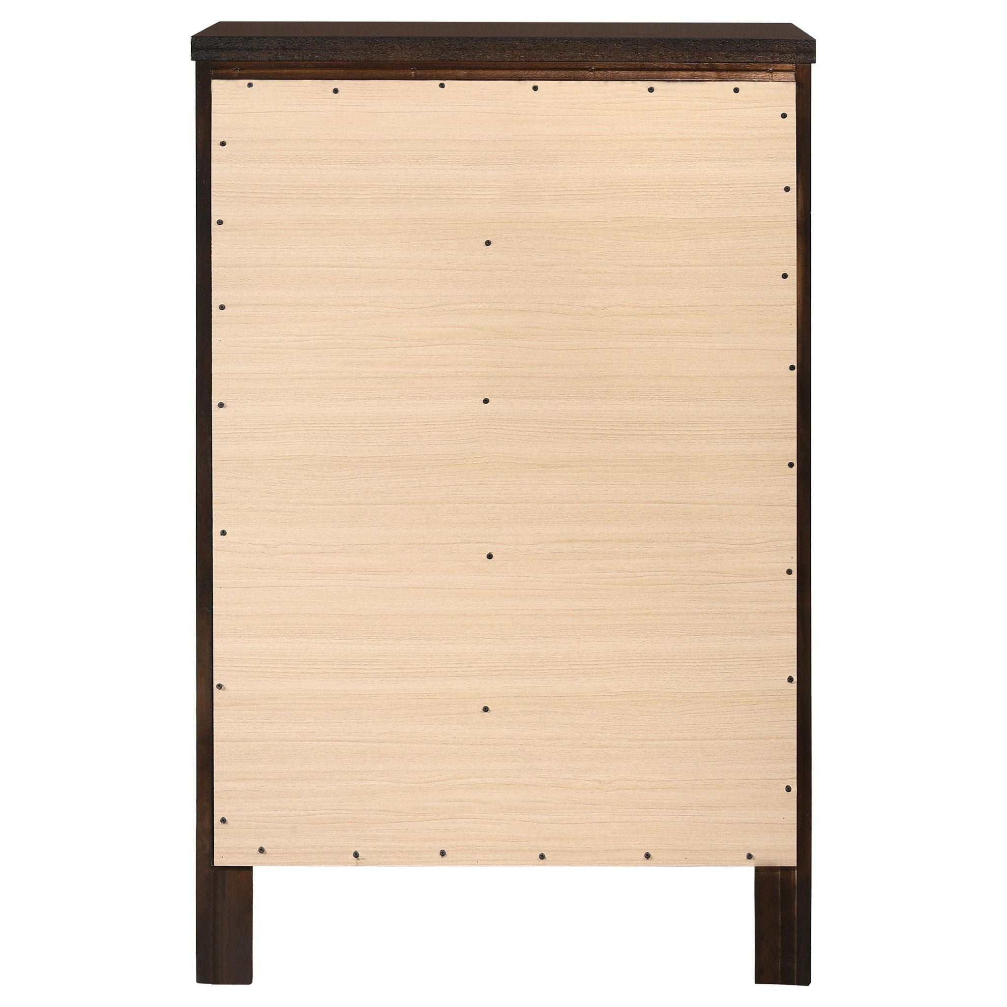 Carlton 5-drawer Bedroom Chest Cappuccino