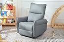 360° Modern Small Rocking Swivel Recliner Chair With Side Pocket