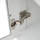 Freestanding Tall Bathroom Cabinet With Adjustable Shelves, Drawers, Soft Close Glass Doors