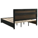 Miranda - Storage Wood Panel Bed